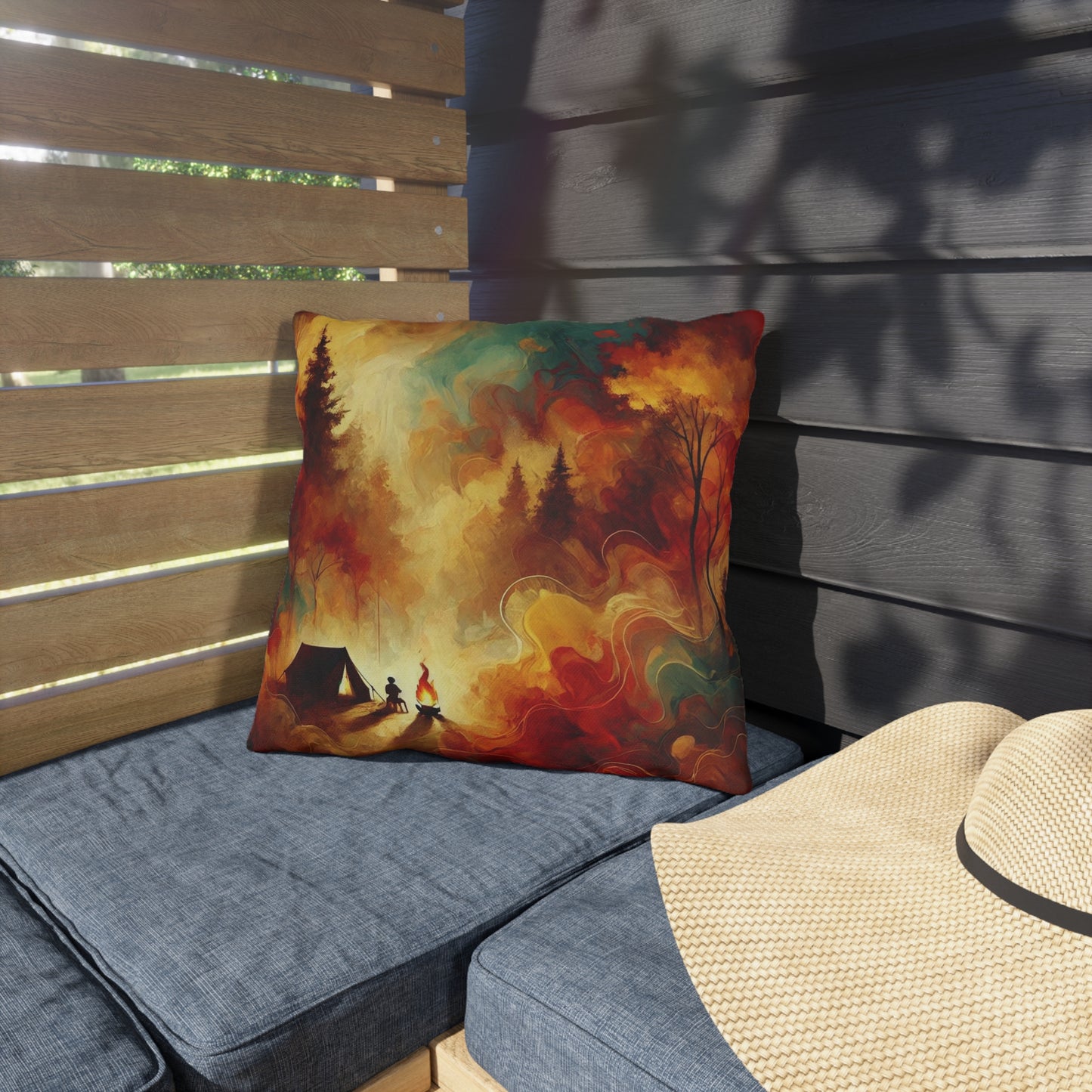 Cozy Outdoor Pillows – Nature-Inspired Decor for Camping and Gatherings