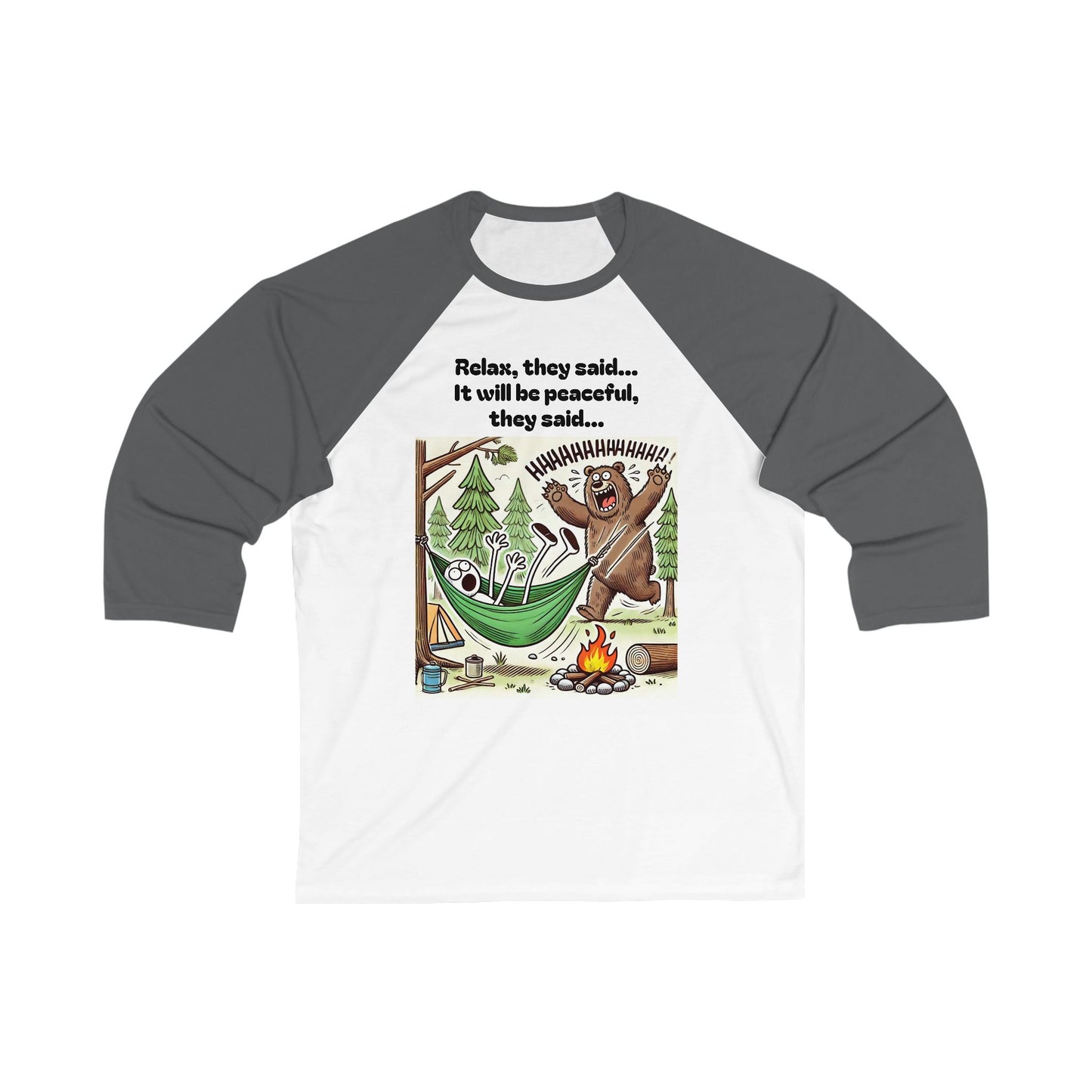 Baseball Tee Camping Fail Design