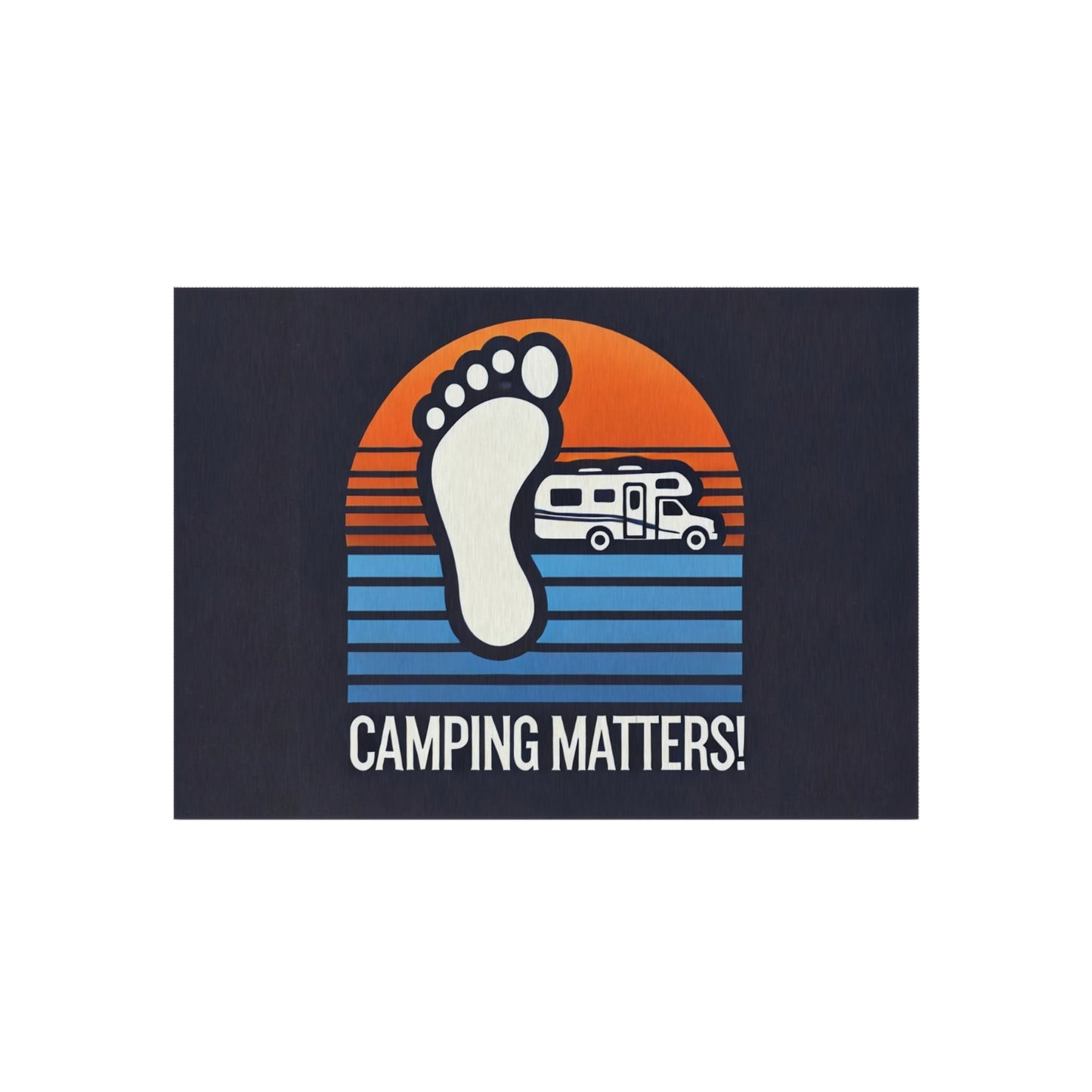 Camping Matters! Outdoor Rug - Perfect for Adventures and Gatherings