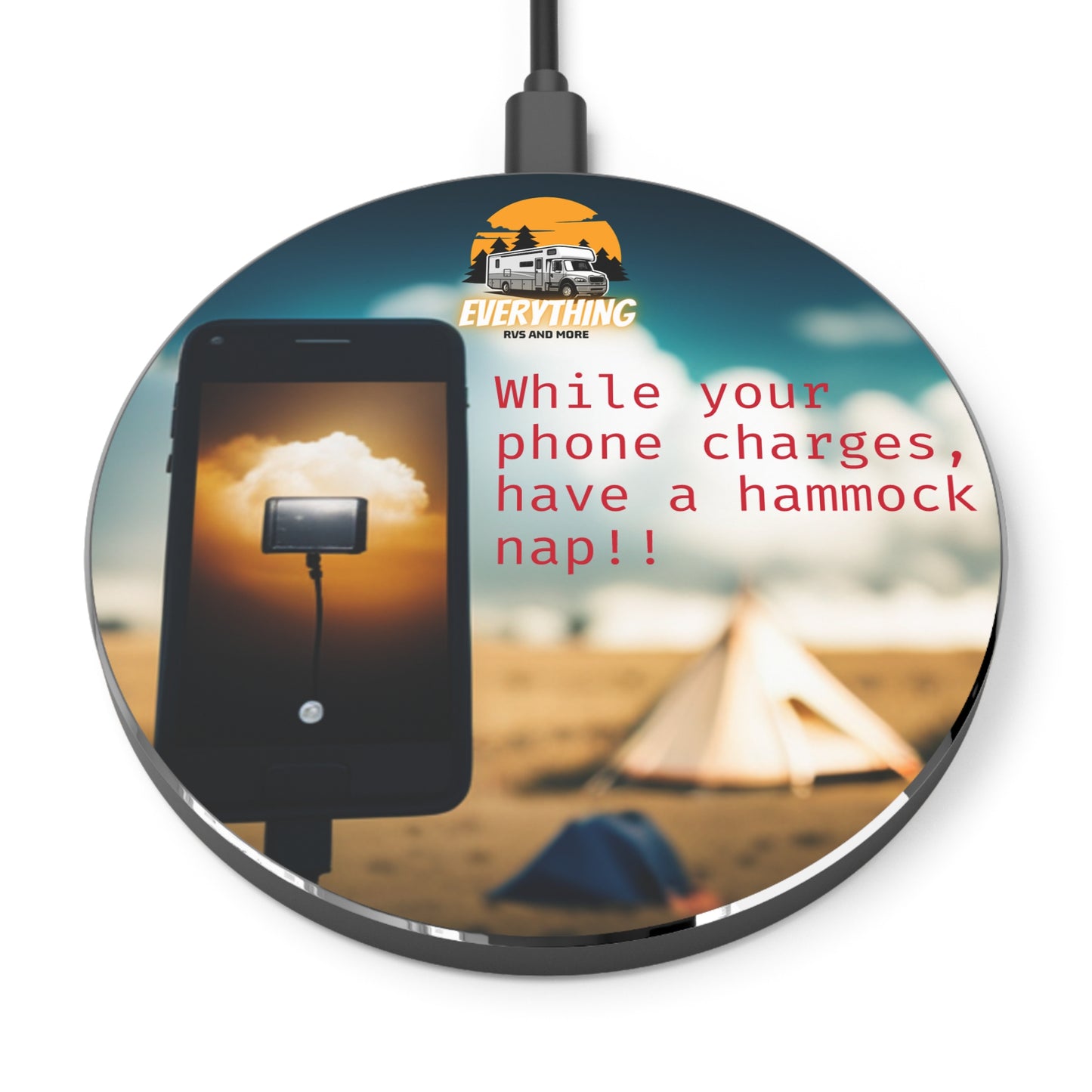 Personalized 10W Wireless Phone Charger for iPhone & Android