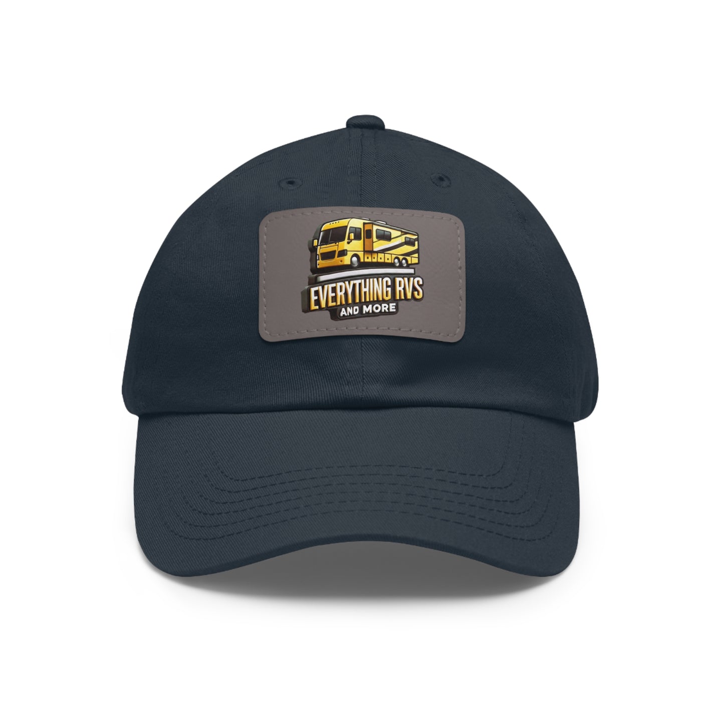 Vintage RV Dad Hat with Leather Patch - Perfect Gift for Campers and Outdoorsy Dads