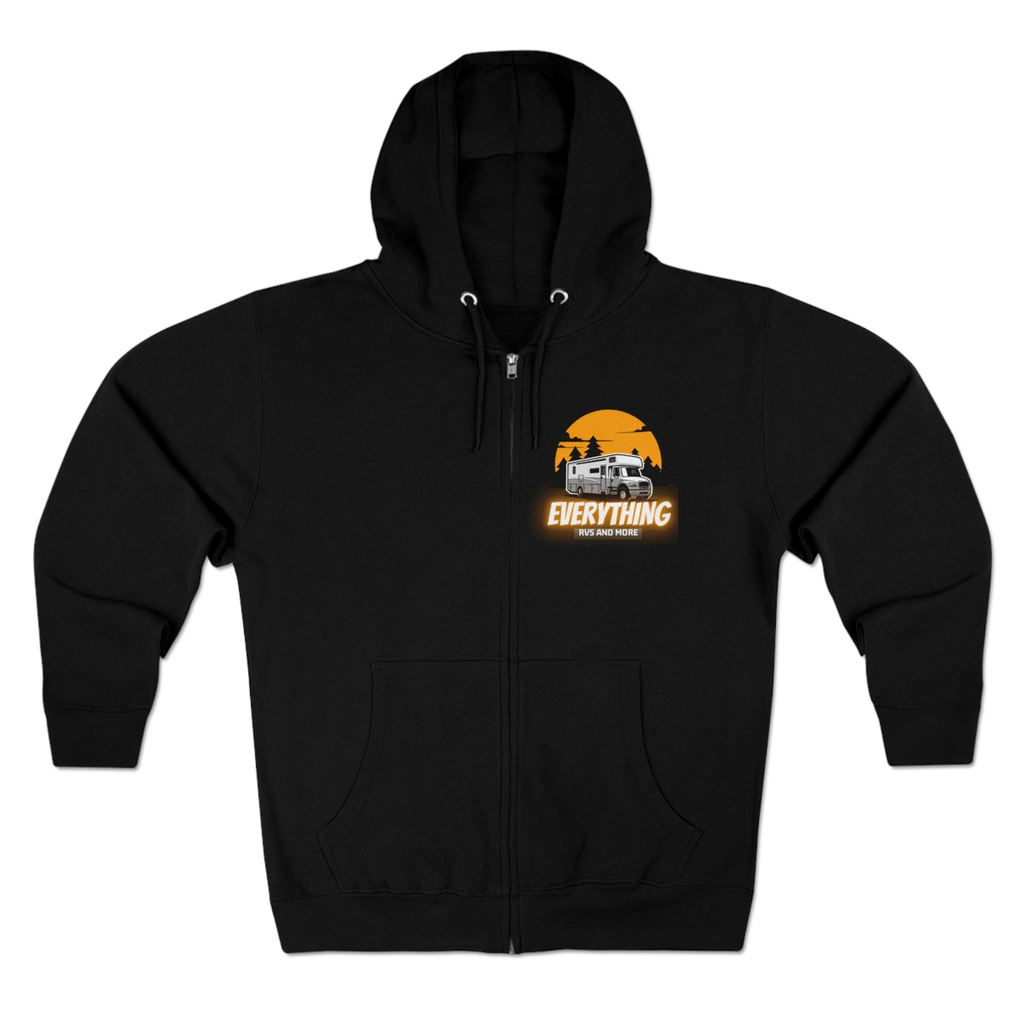 Unisex Zip Hoodie, Soft & Comfortable