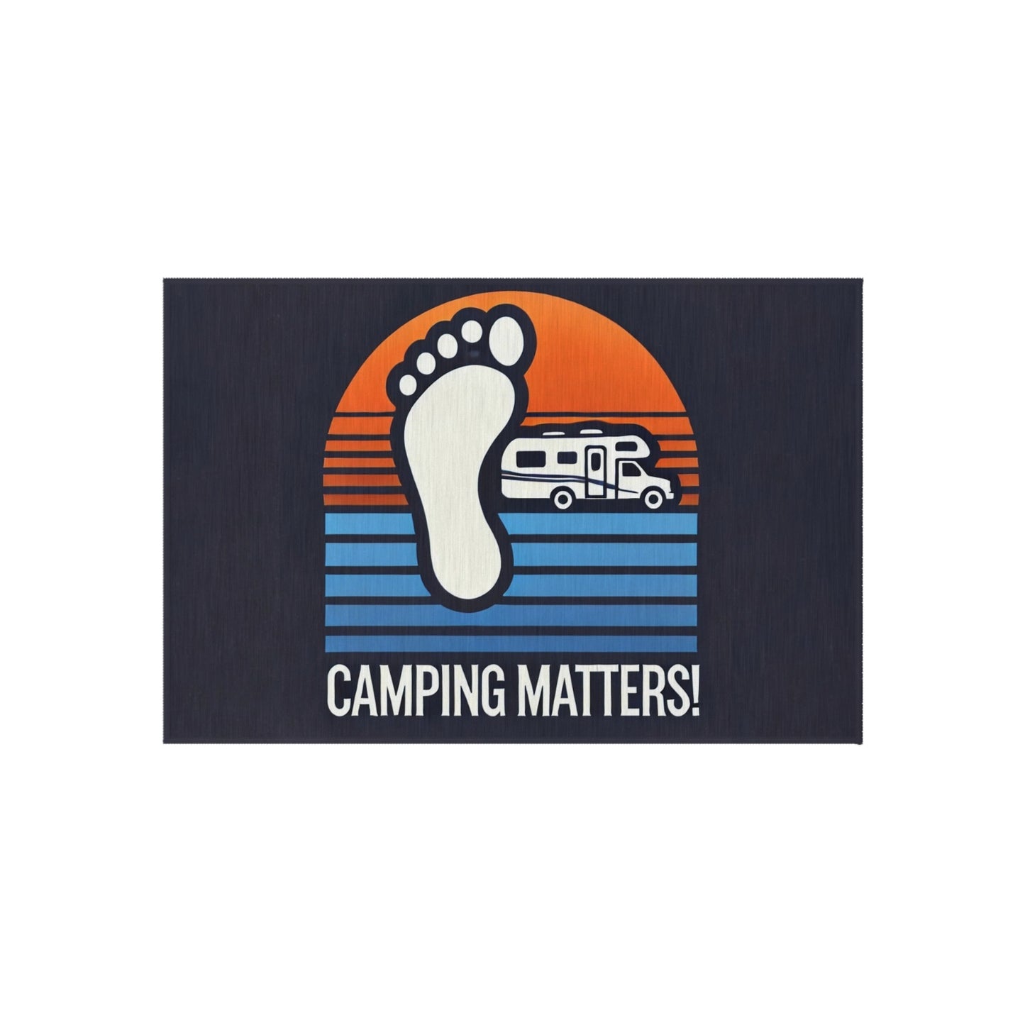 Camping Matters! Outdoor Rug - Perfect for Adventures and Gatherings