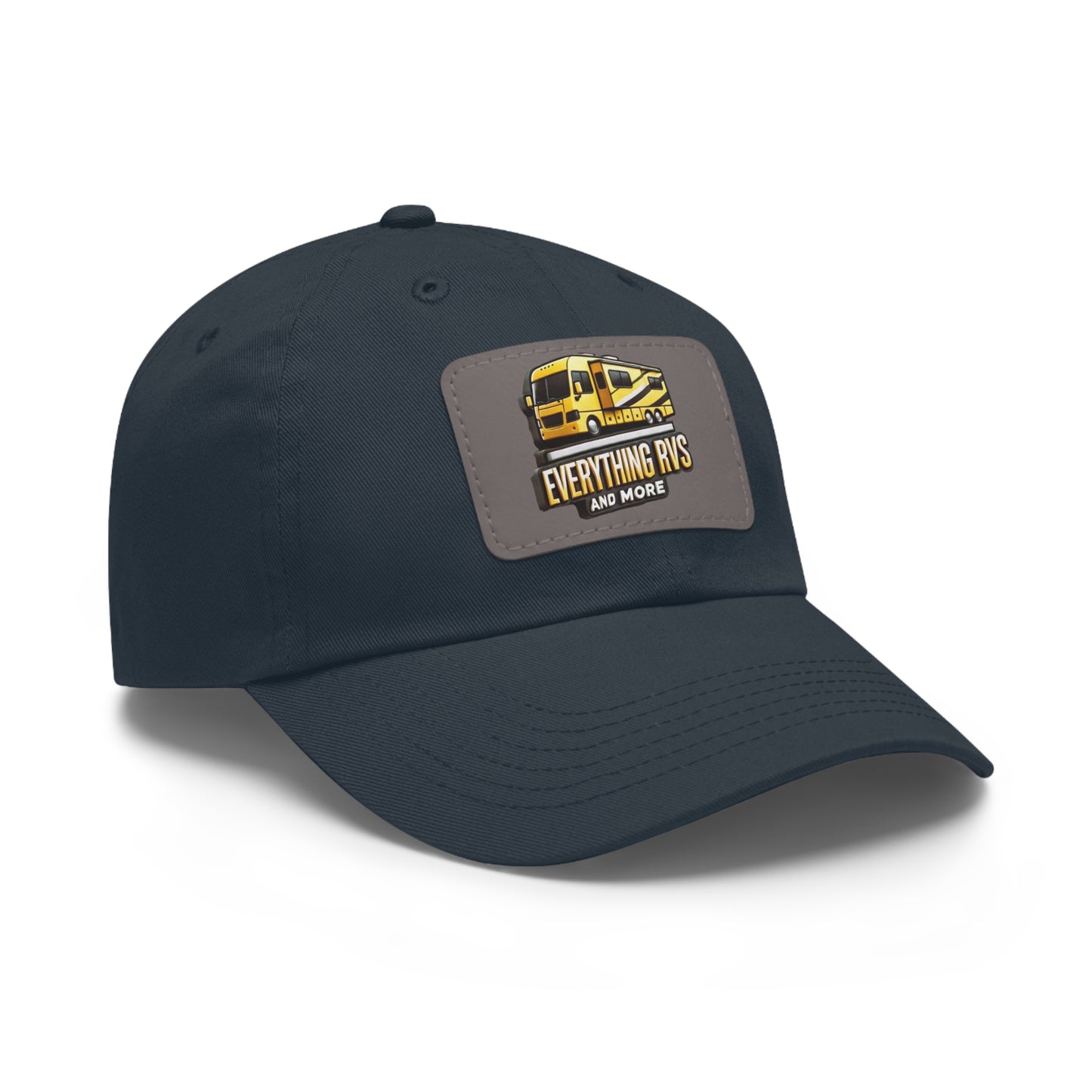 Vintage RV Dad Hat with Leather Patch - Perfect Gift for Campers and Outdoorsy Dads
