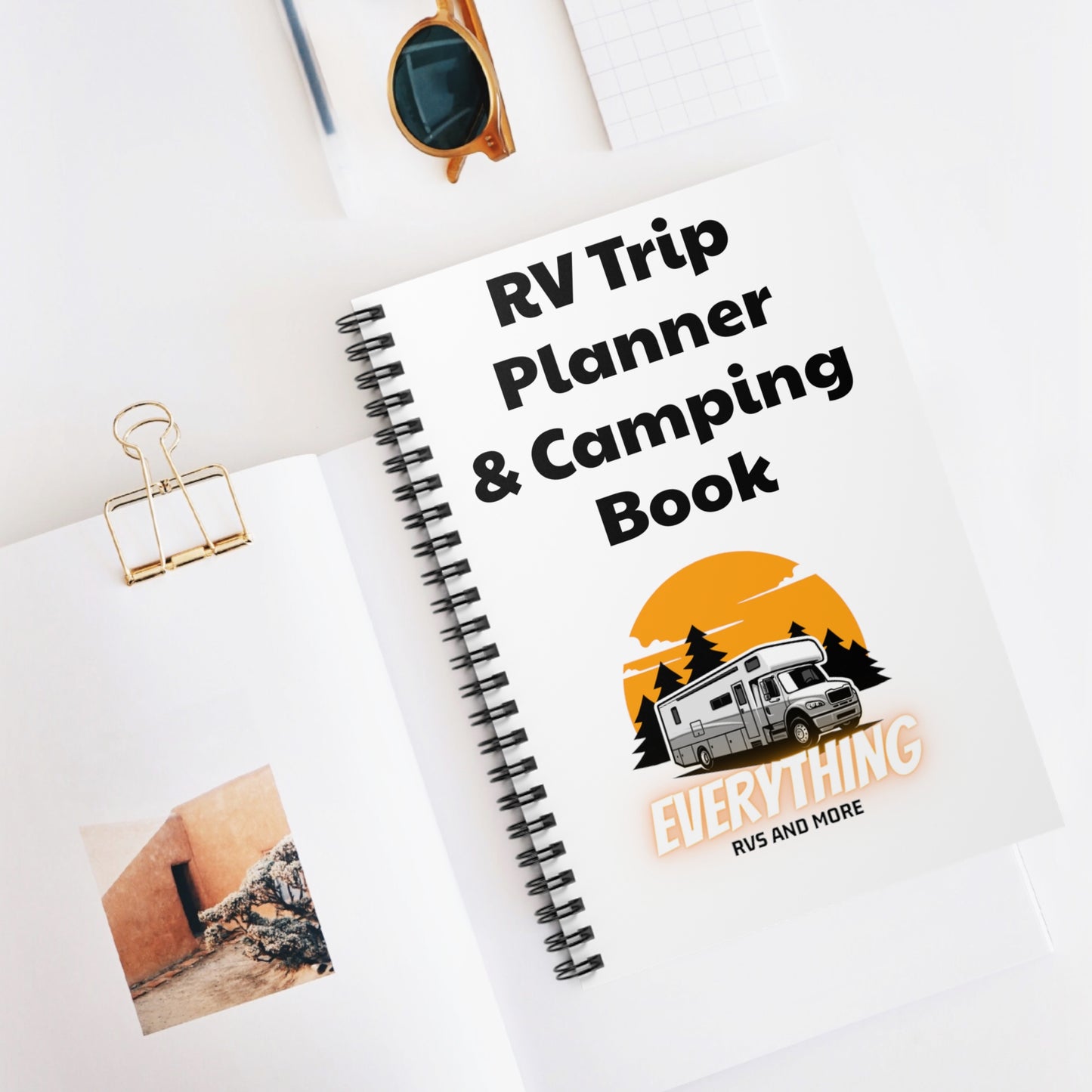 6x8 Spiral Notebook with Ruled Pages | 118-Page Durable Journal