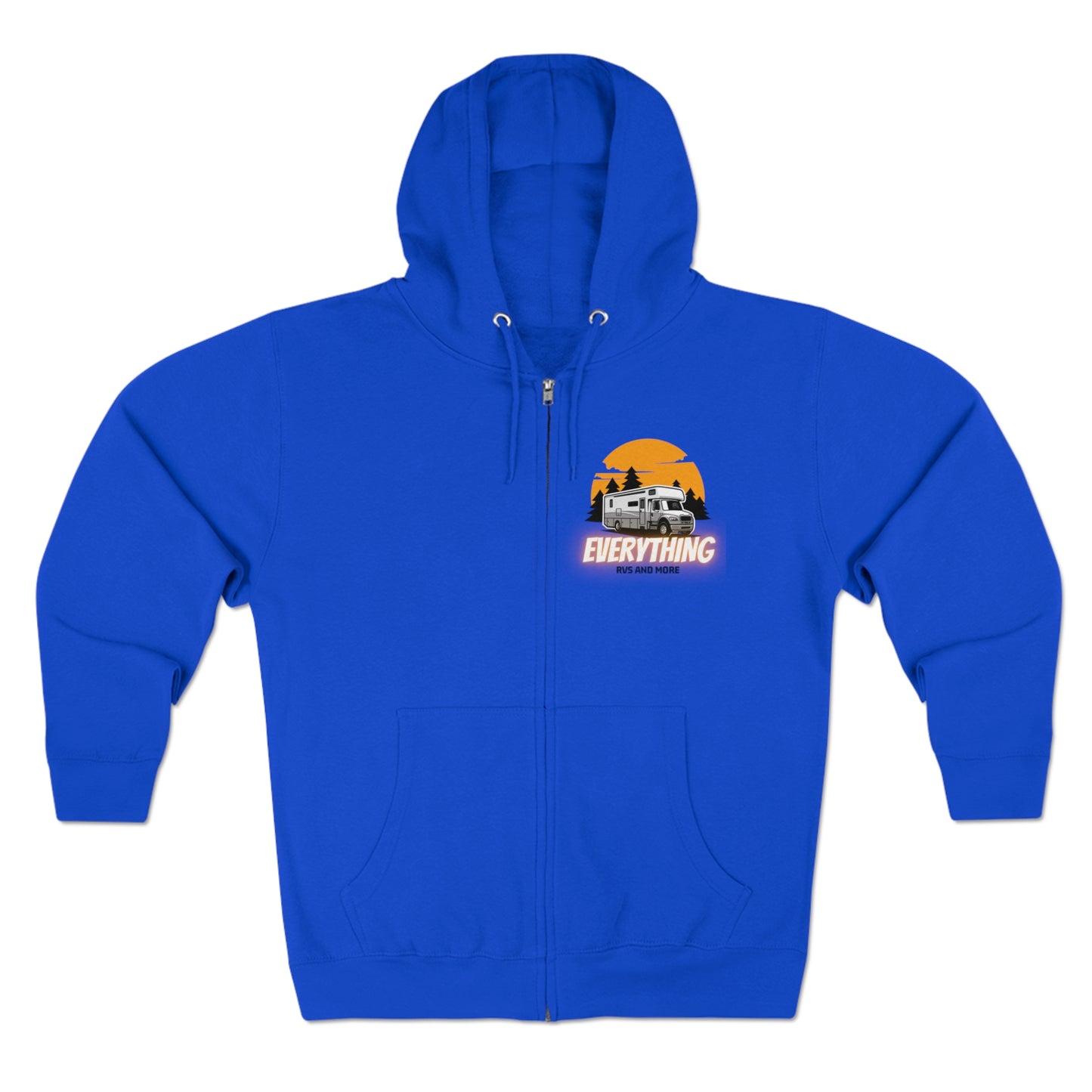 Unisex Zip Hoodie, Soft & Comfortable