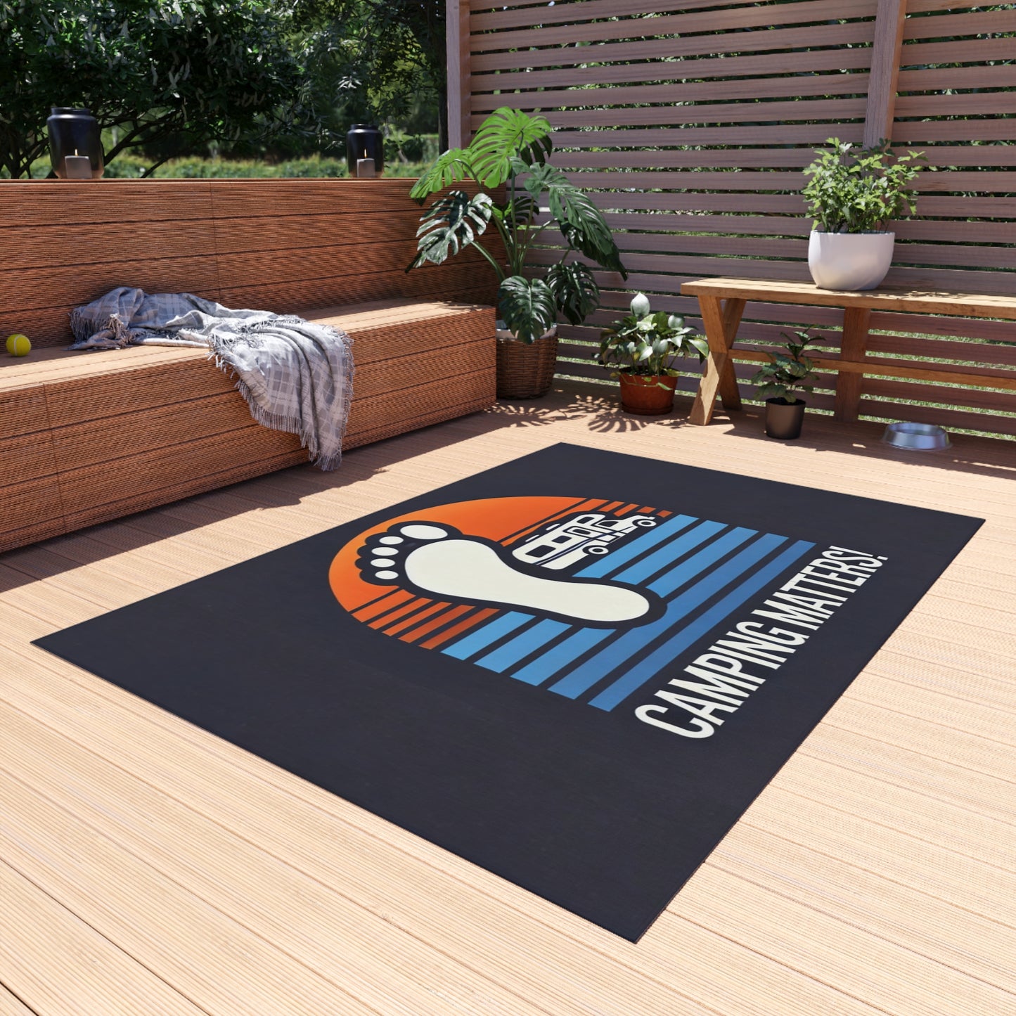 Camping Matters! Outdoor Rug - Perfect for Adventures and Gatherings