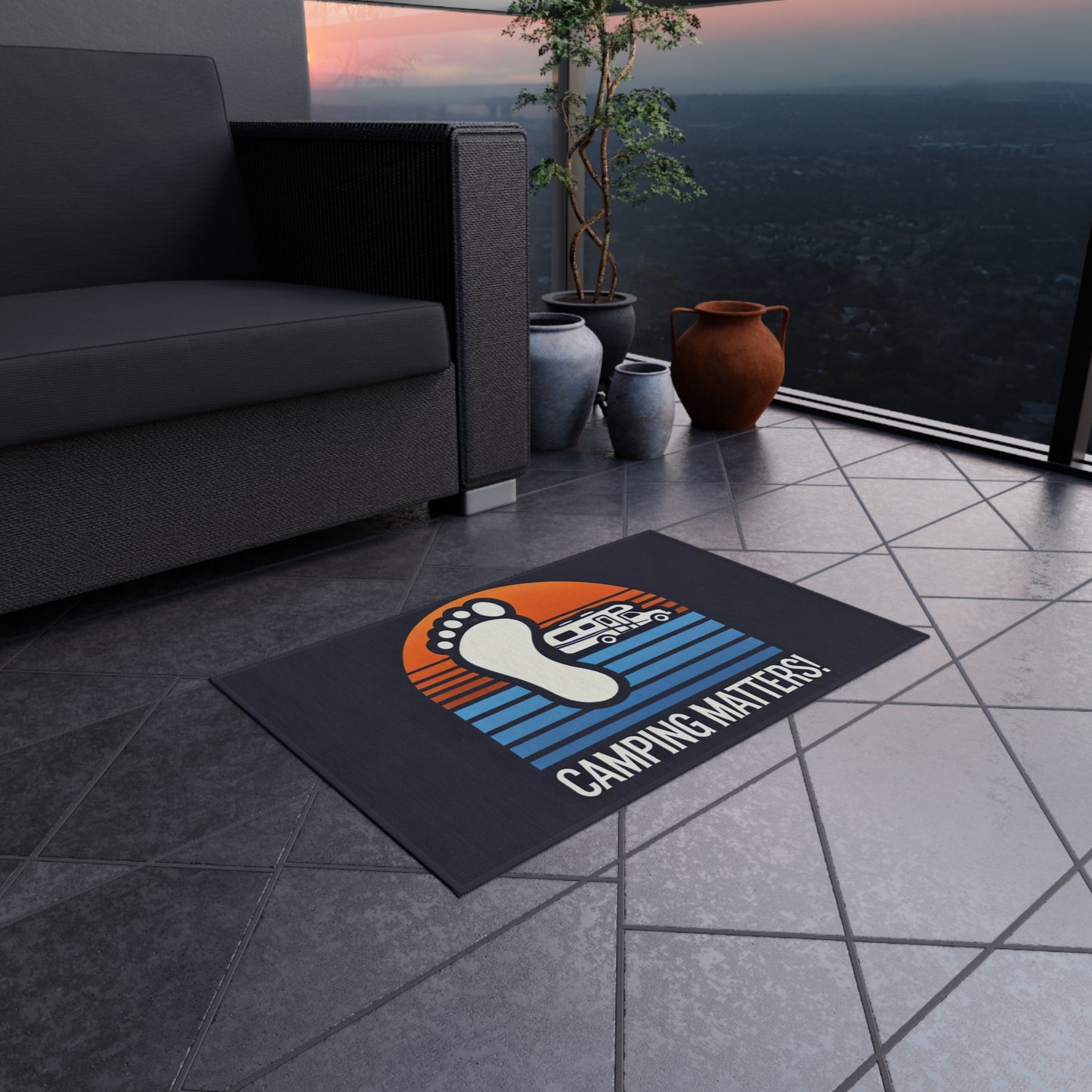 Camping Matters! Outdoor Rug - Perfect for Adventures and Gatherings