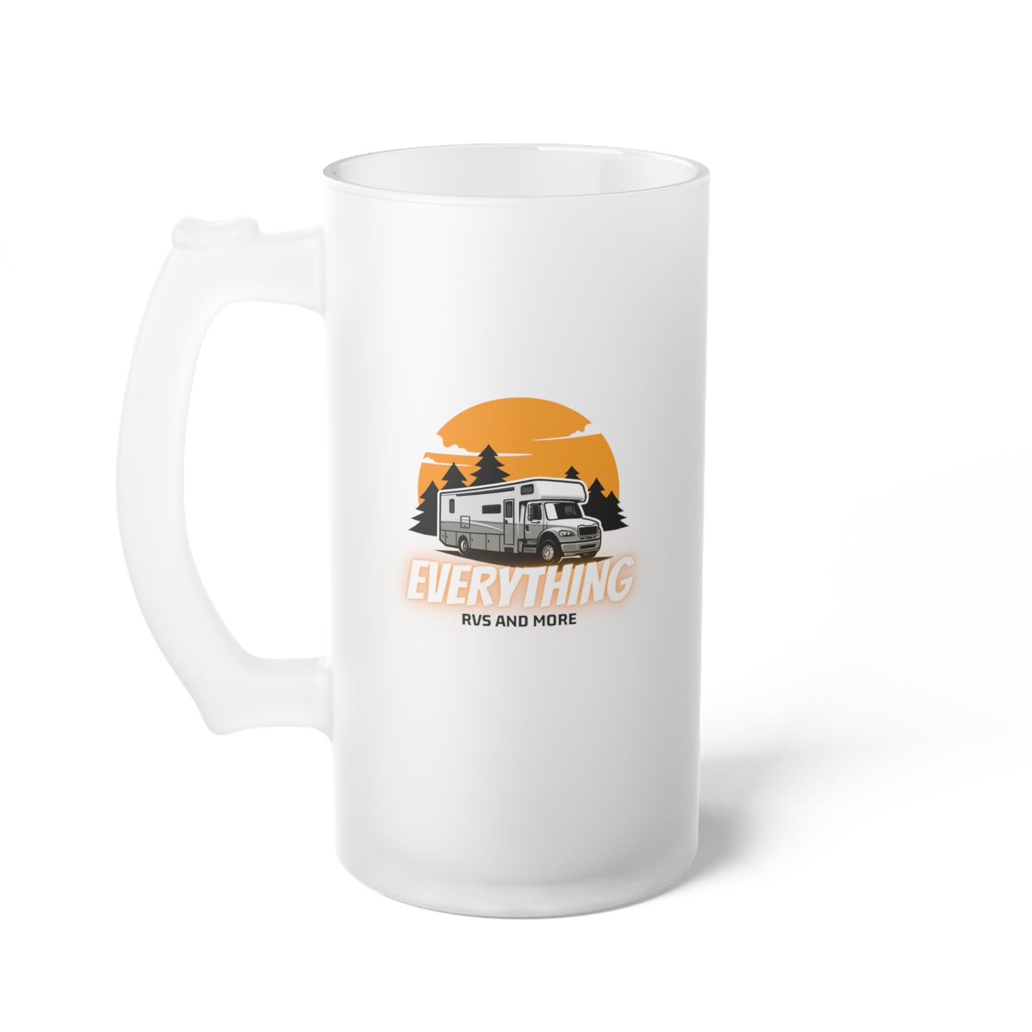 Frosted Glass Beer Mug