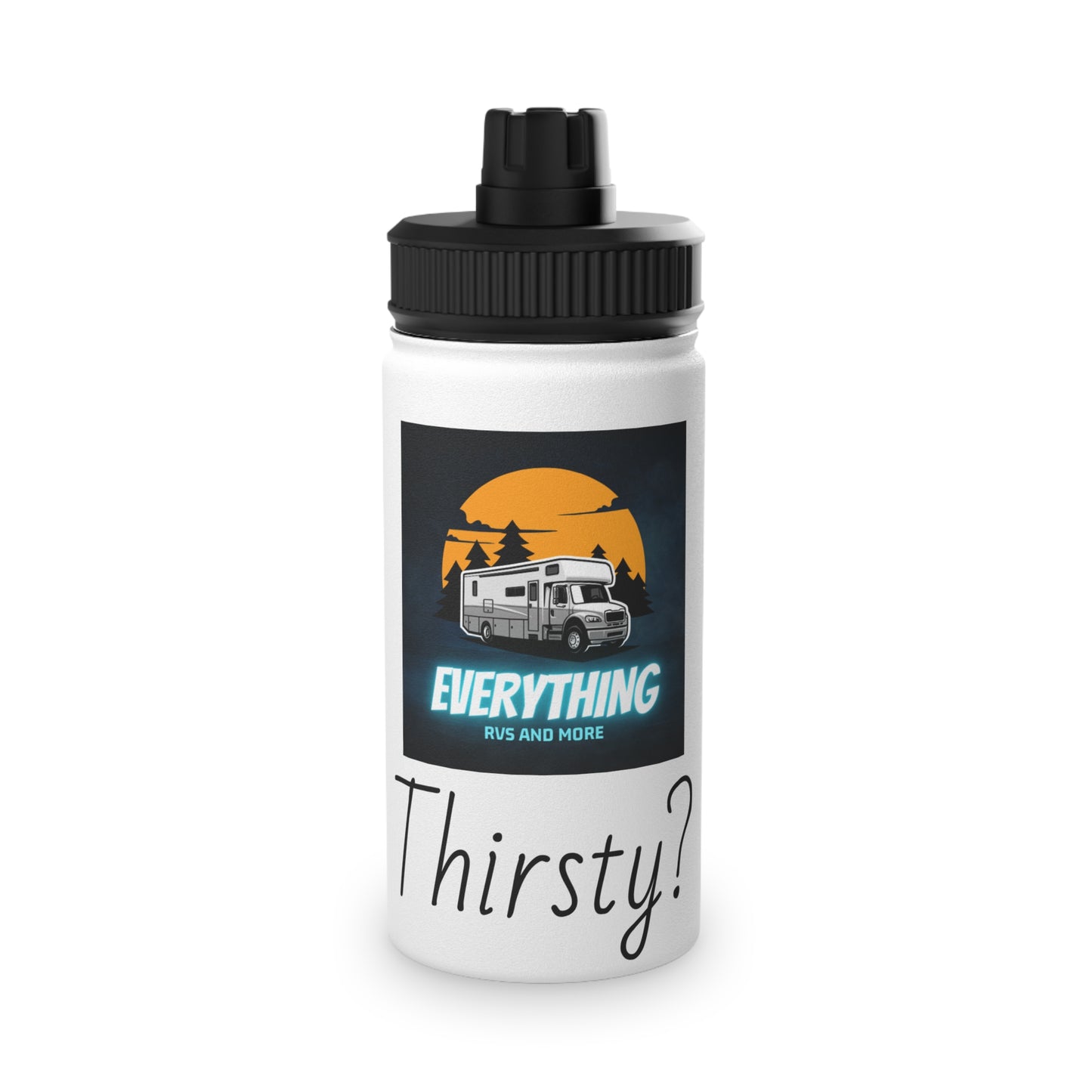 Stainless Steel Water Bottle, Sports Lid