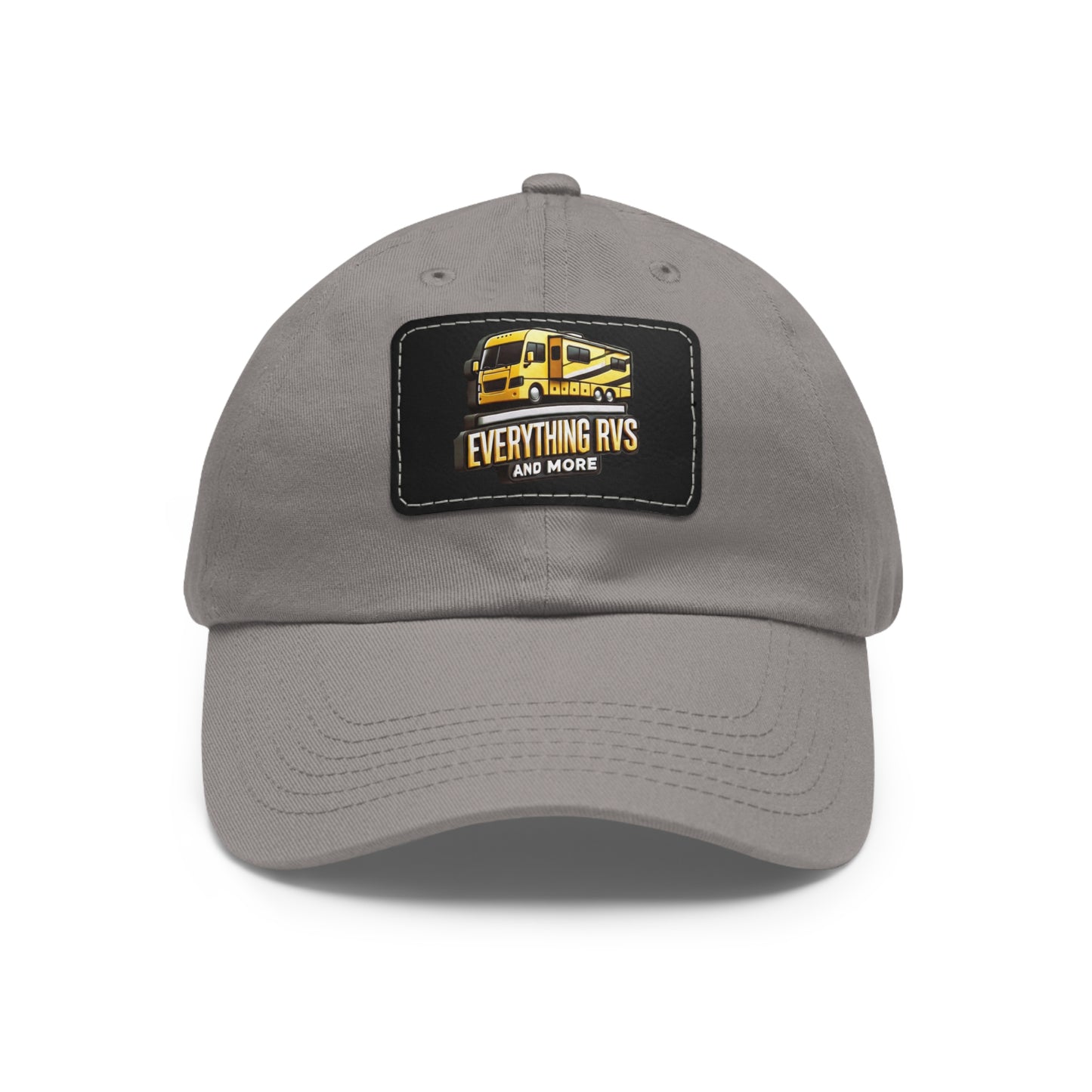 Vintage RV Dad Hat with Leather Patch - Perfect Gift for Campers and Outdoorsy Dads