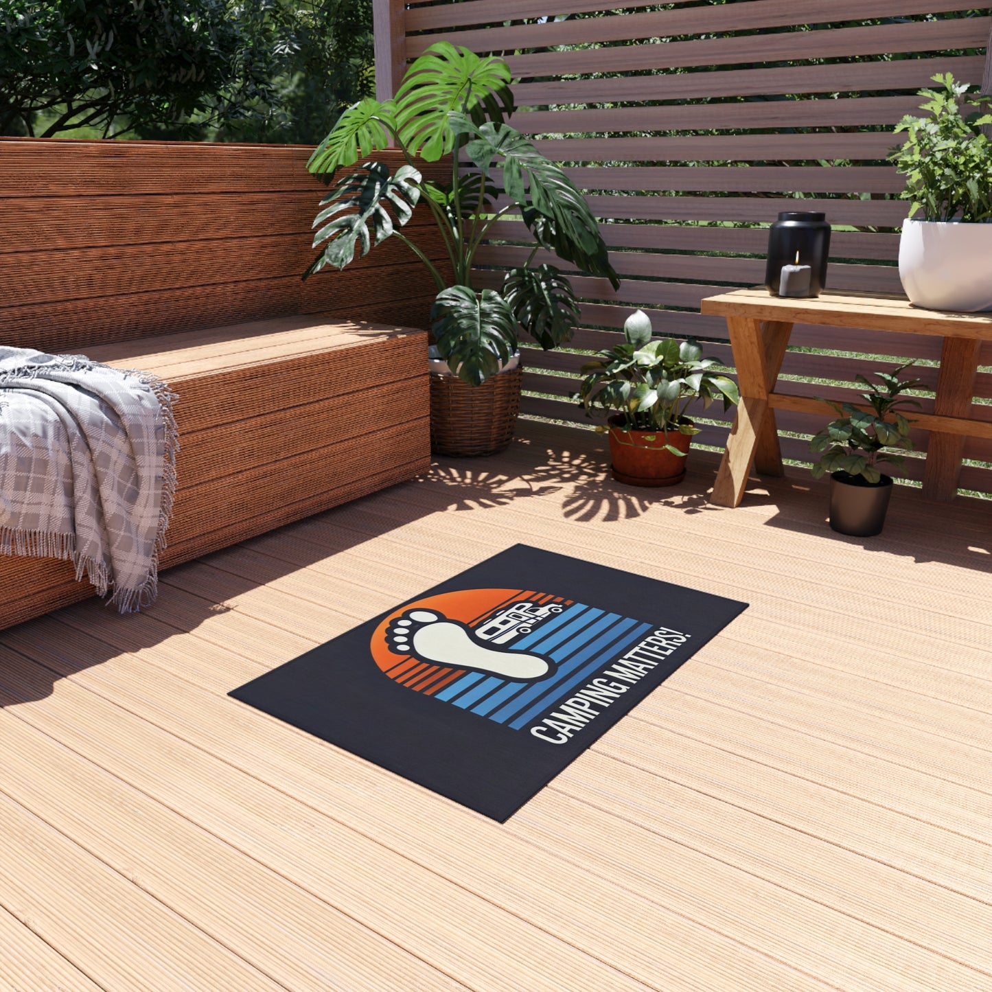 Camping Matters! Outdoor Rug - Perfect for Adventures and Gatherings