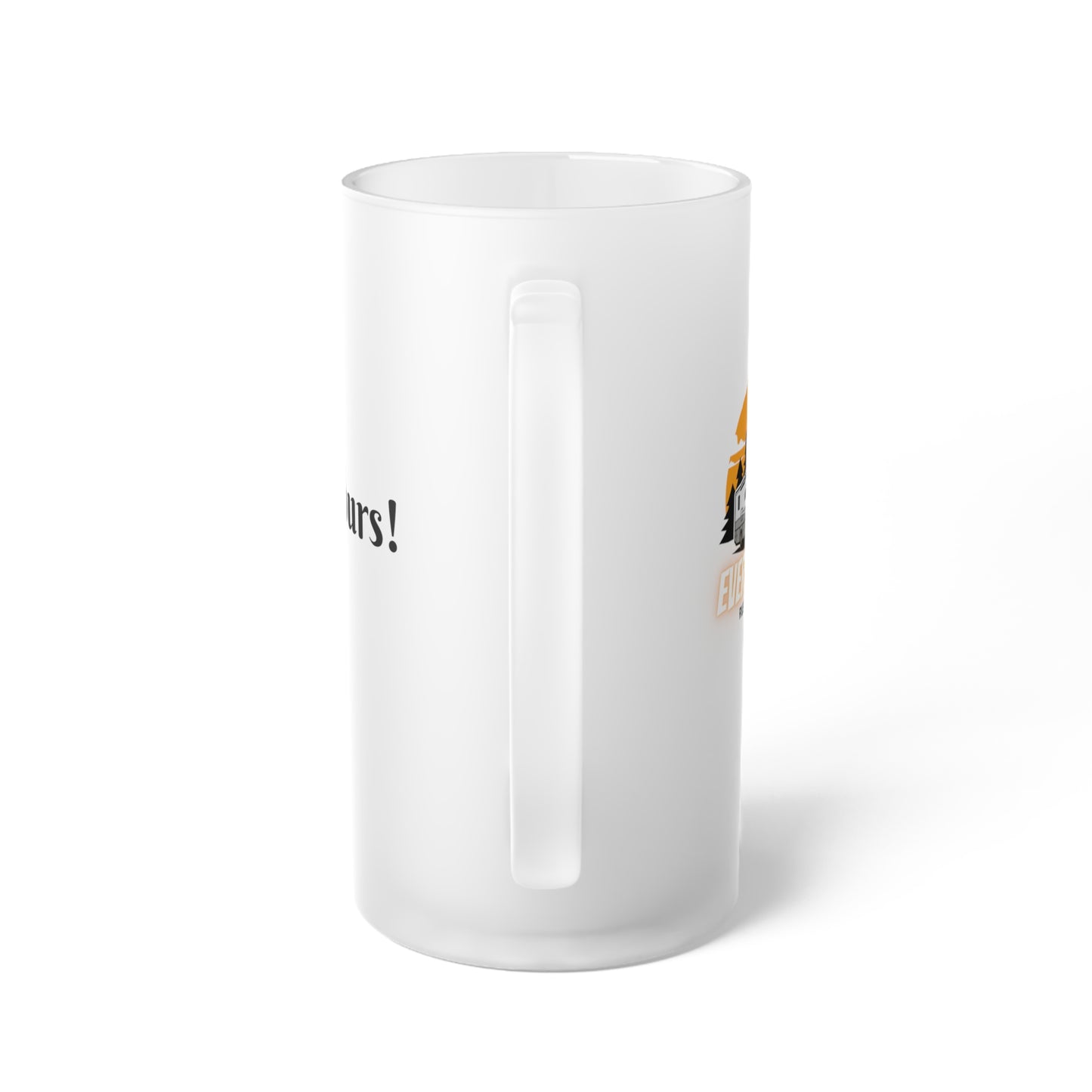 Frosted Glass Beer Mug