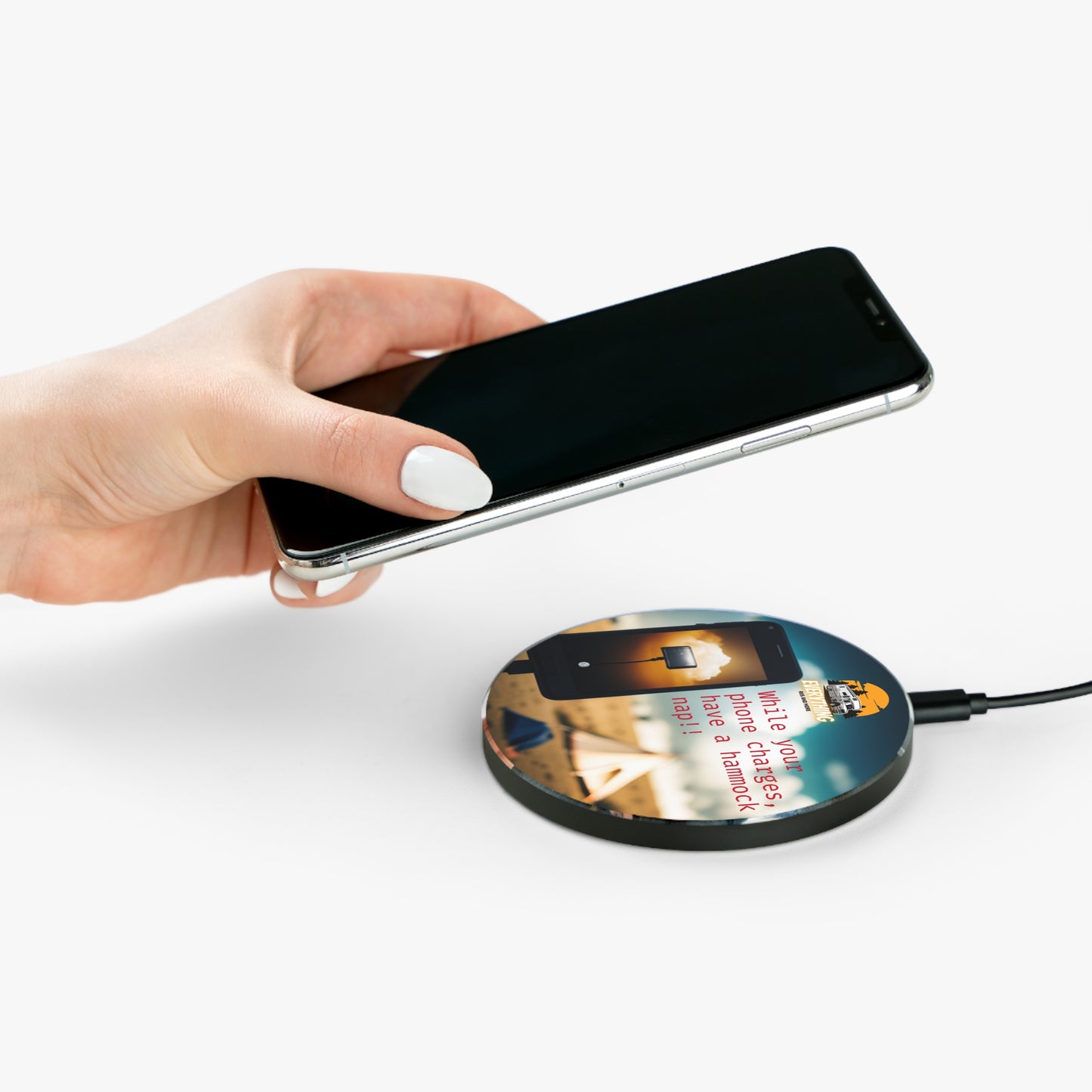 Personalized 10W Wireless Phone Charger for iPhone & Android