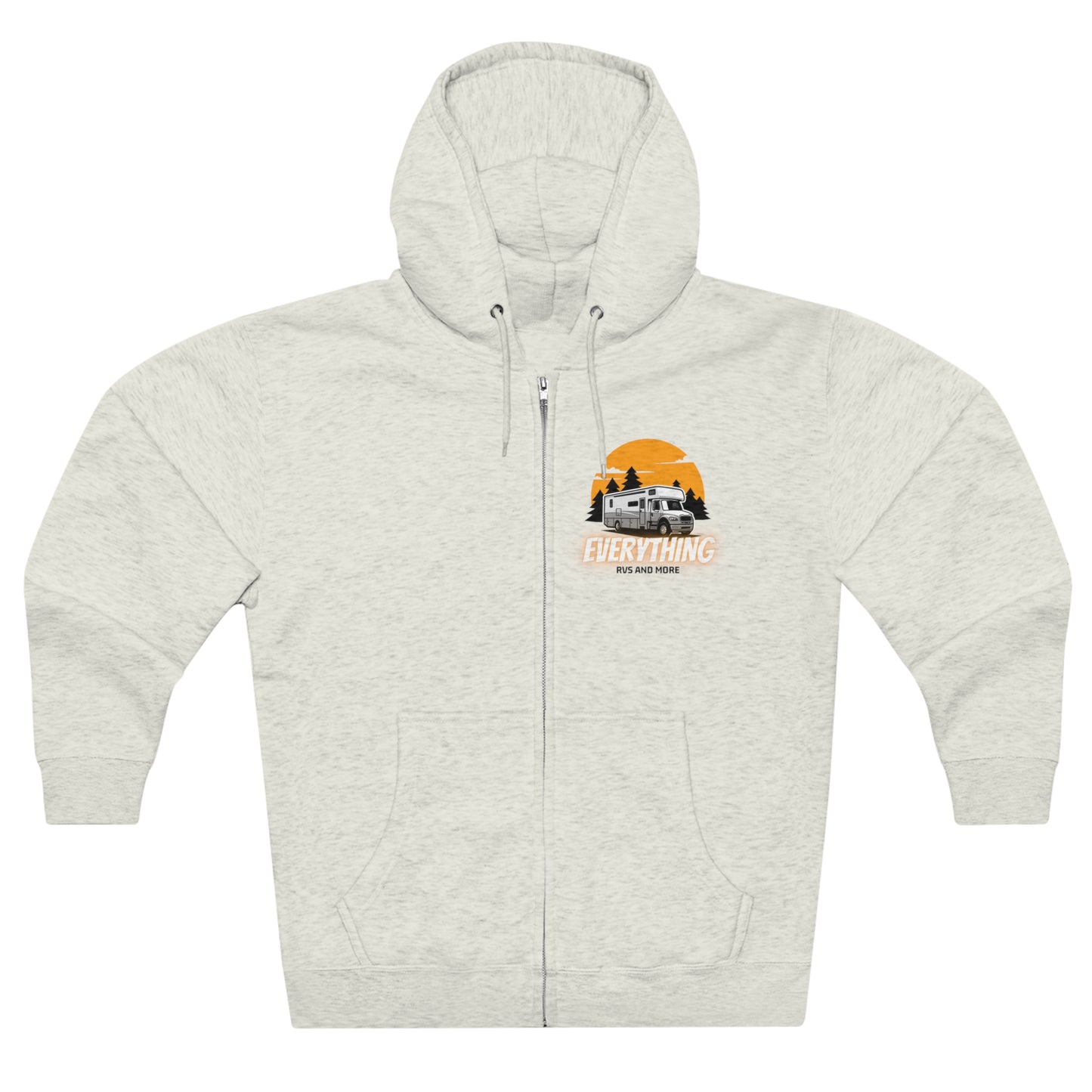 Unisex Zip Hoodie, Soft & Comfortable