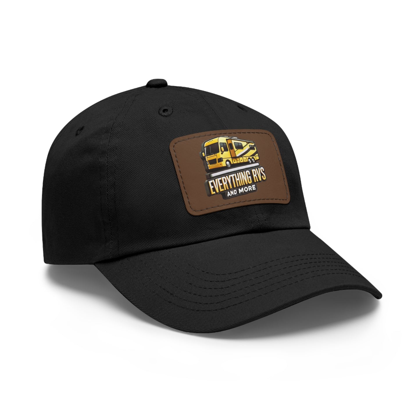 Vintage RV Dad Hat with Leather Patch - Perfect Gift for Campers and Outdoorsy Dads