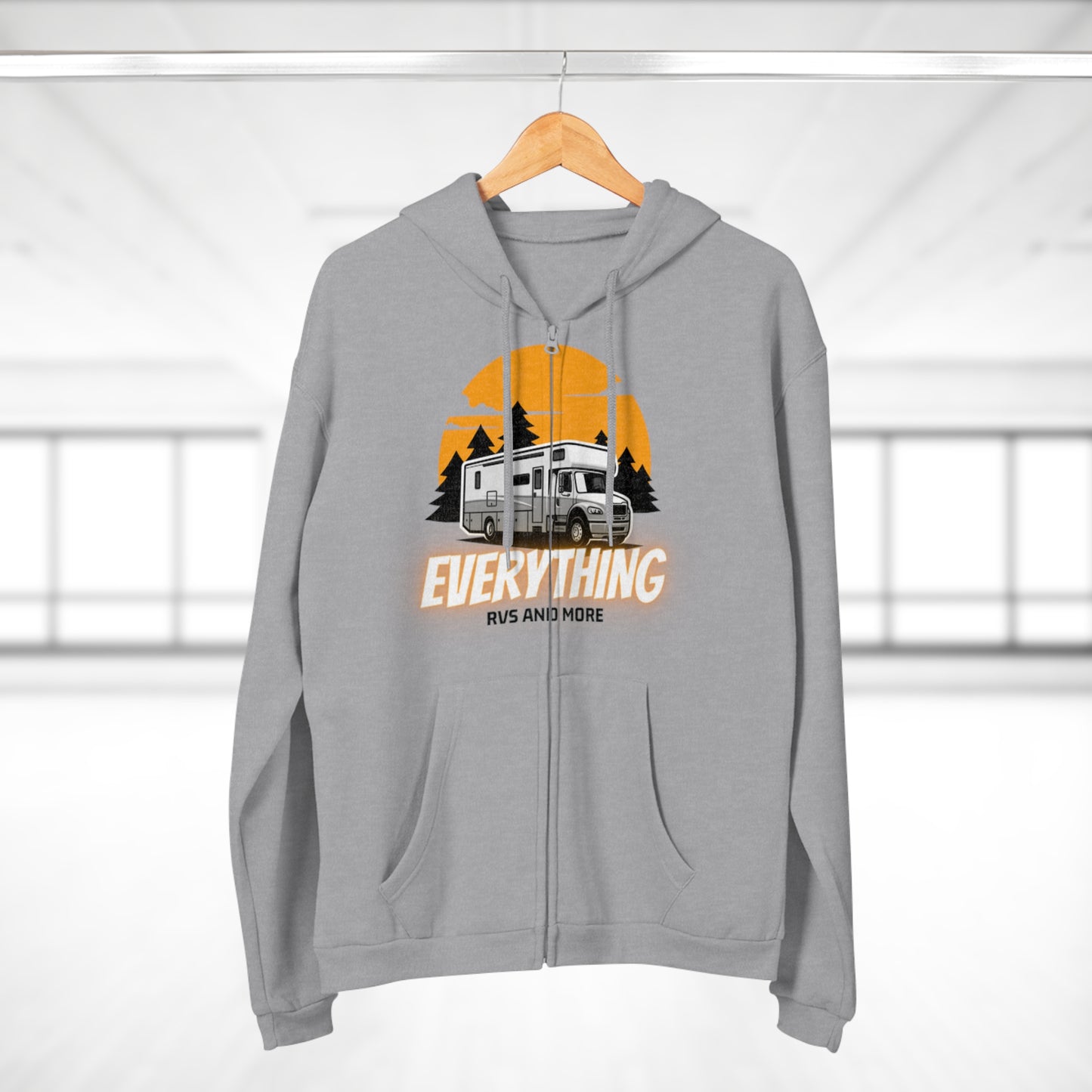 Unisex Hooded Zip Sweatshirt
