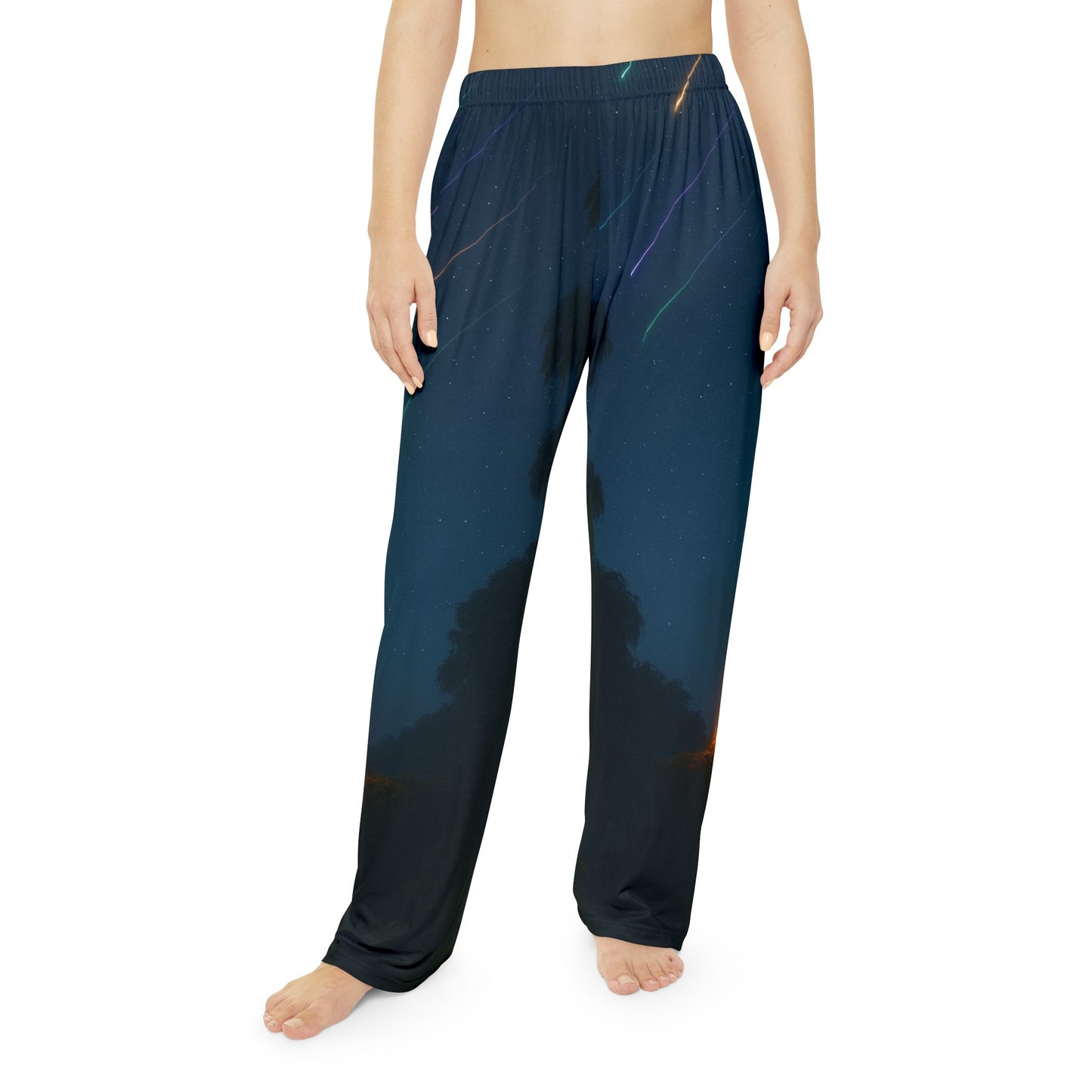 Cosmic Printed Women's Pajama Pants | Relaxed Lounge Pants, Gifts for Space Lovers, Astrology, Cozy Nights, Dreamy Style