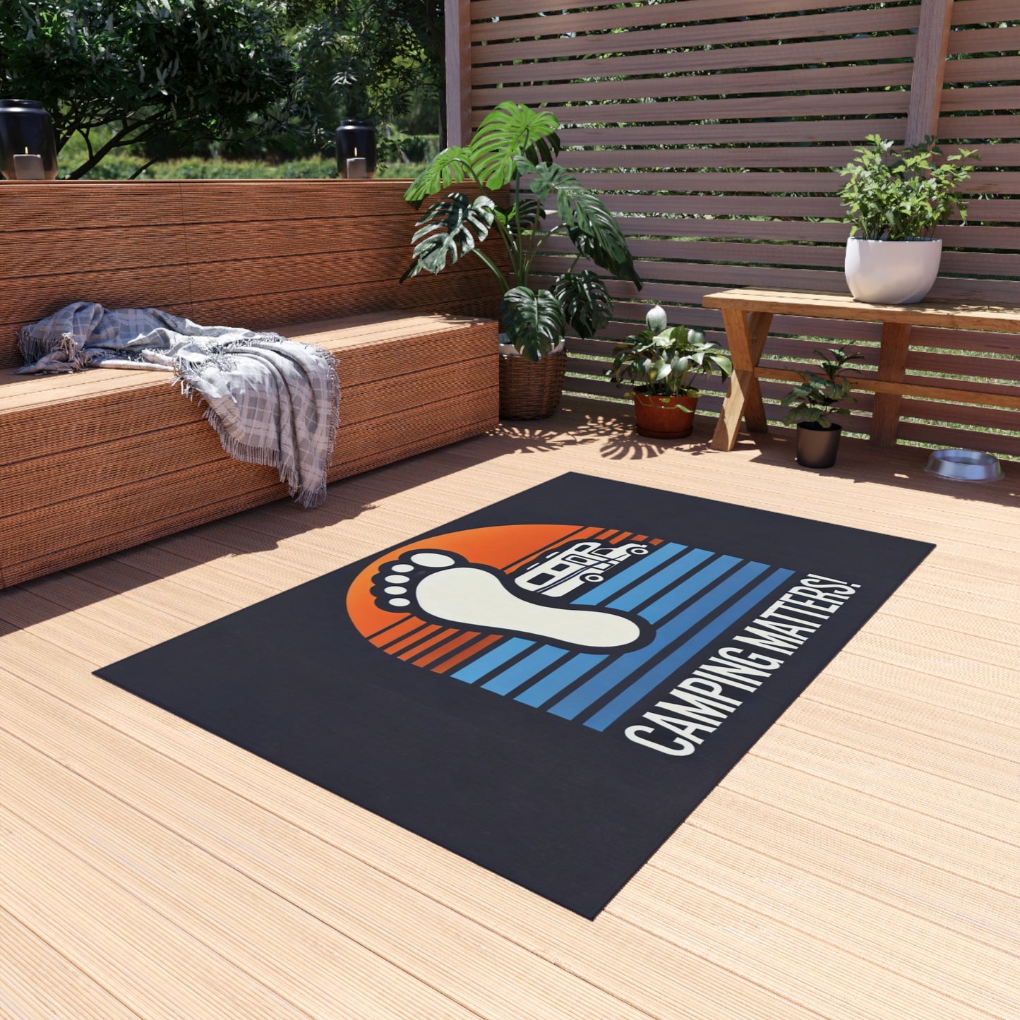 Camping Matters! Outdoor Rug - Perfect for Adventures and Gatherings