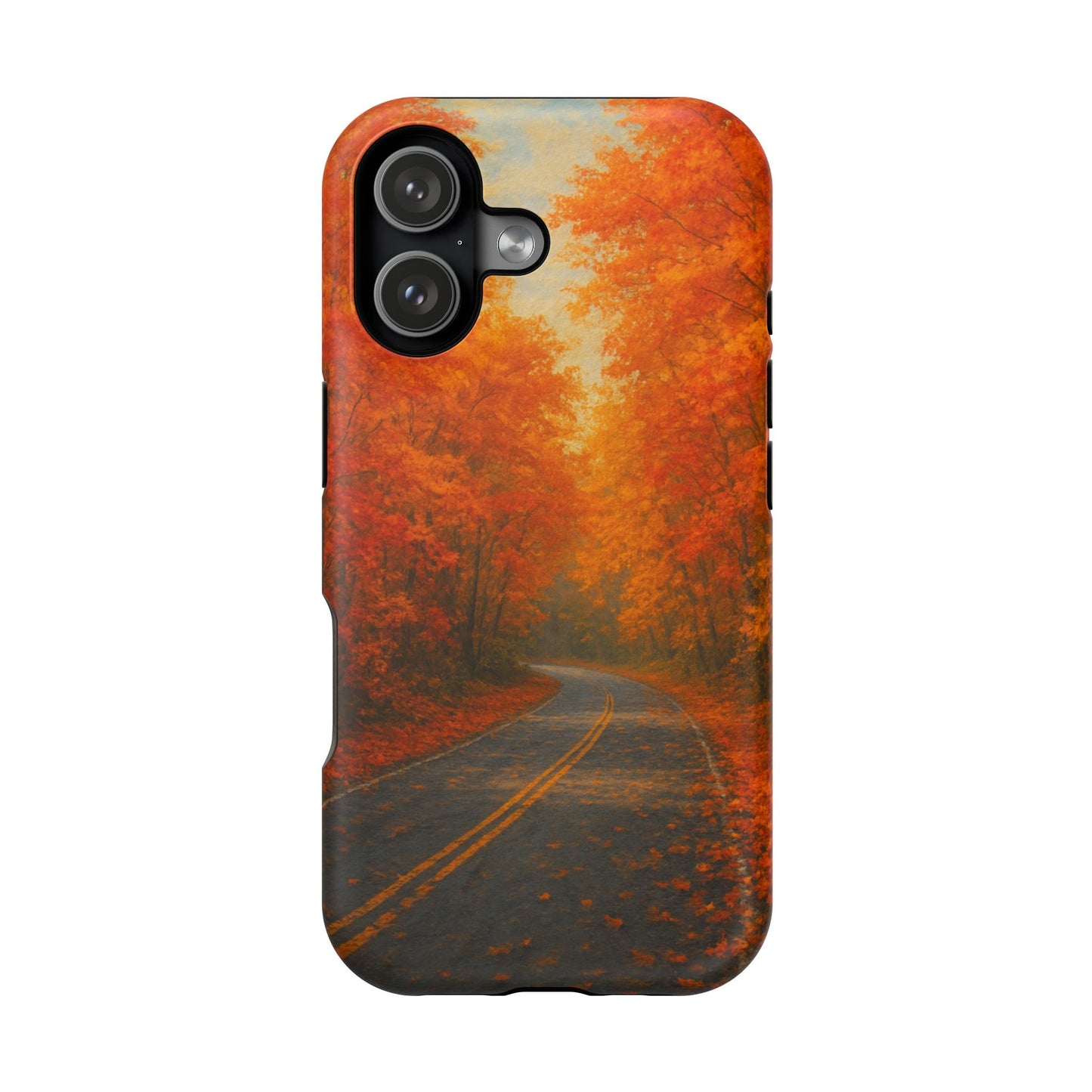 Autumn Landscape Phone Cases, Fall-Themed Phone Case, Magnetic Impact-Resistant Case, Gifts for Nature Lovers, Seasonal Phone Accessories