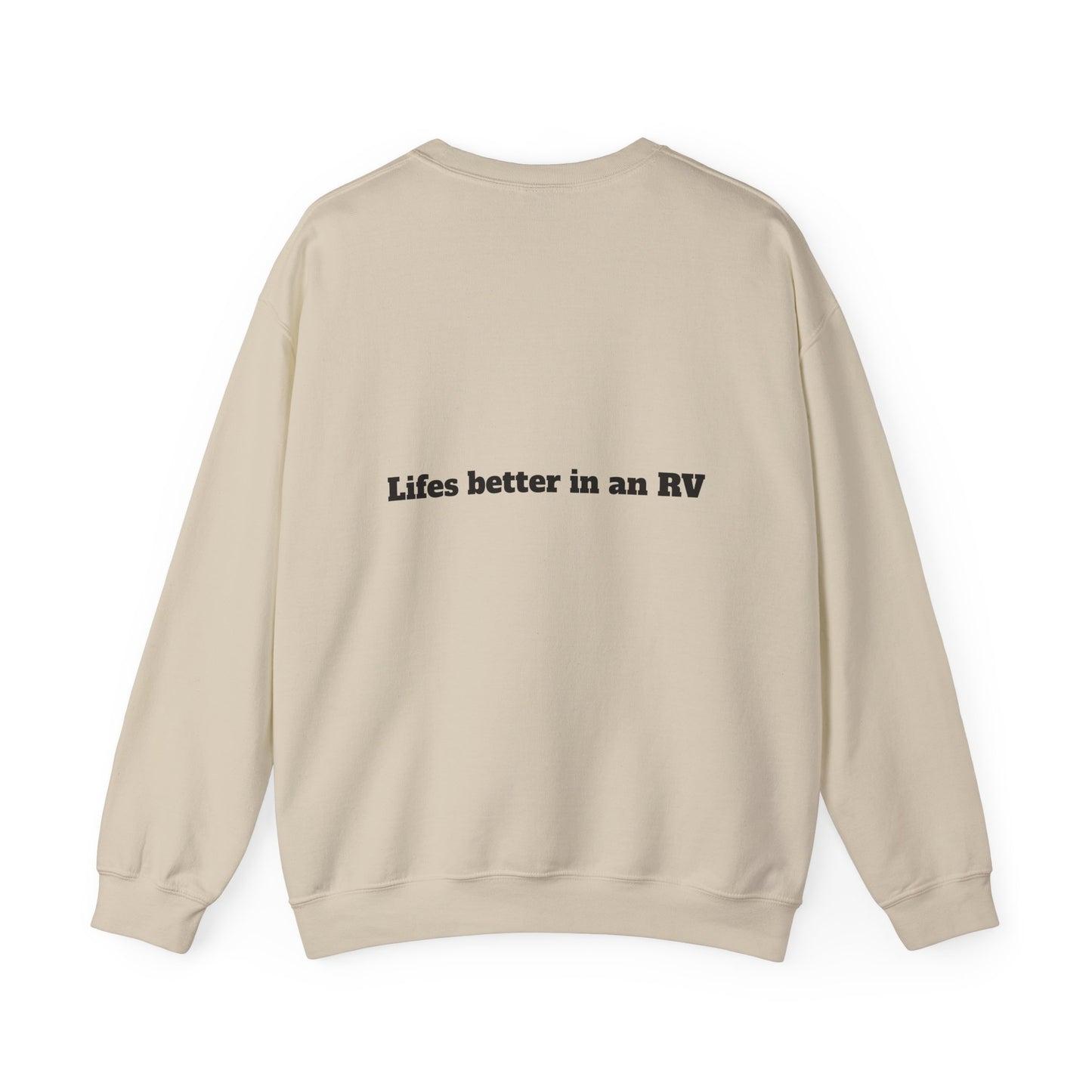 RV Life Crewneck Sweatshirt - Perfect for Travel Lovers