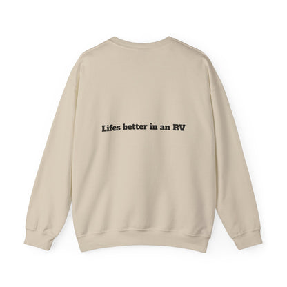 RV Life Crewneck Sweatshirt - Perfect for Travel Lovers