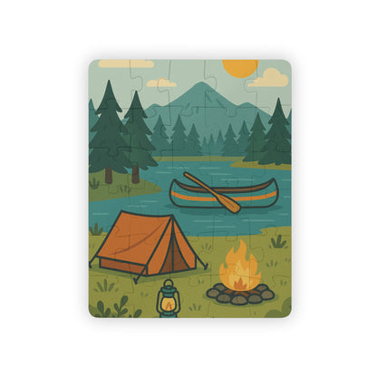 Nature-Themed Kids' Puzzle, 30-Piece Adventure Jigsaw for Children, Campfire Fun, Outdoor Play, Gift for Kids, Educational Game, [...]