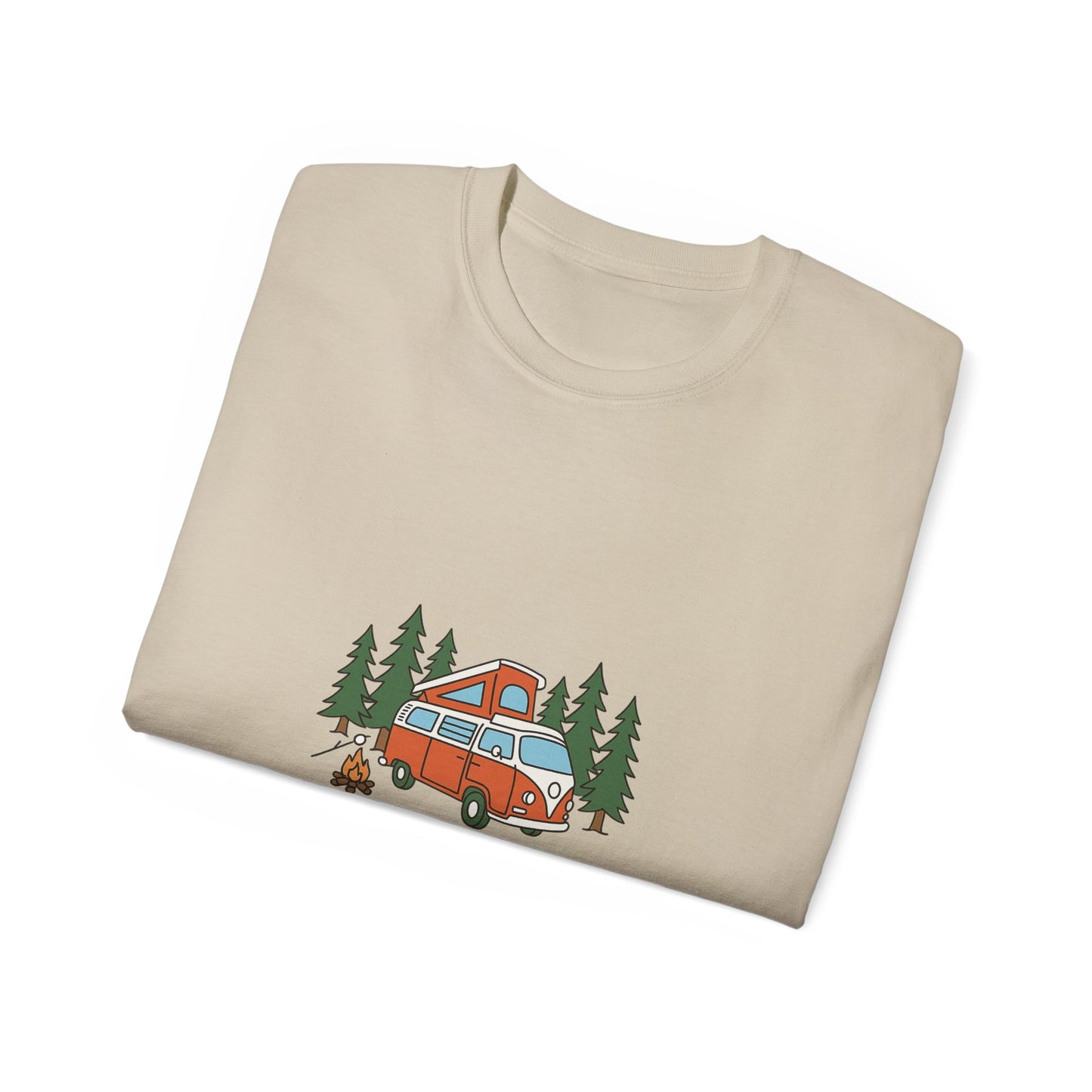 Camping Tee — “Sorry For What I Said When Trying To Park The Camper” Graphic Shirt