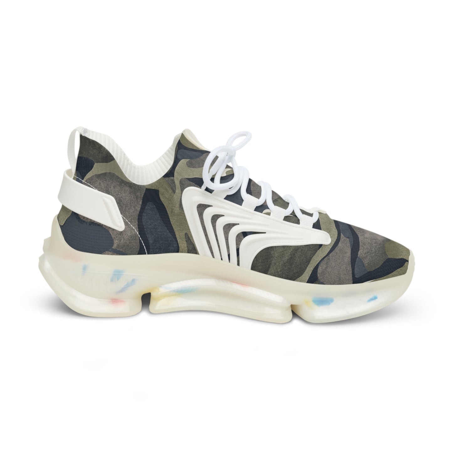 Camo Mesh Sneakers for Men — Lightweight Breathable Athletic Shoes