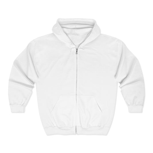 Retro-AI Nomad Badge Hoodie — Full-Zip Travel & Digital Nomad Pullover