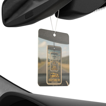 Vintage Car Air Freshener - "Everything Rides" Aroma Tag