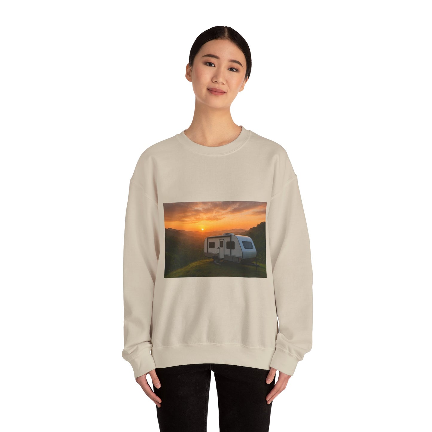 RV Life Crewneck Sweatshirt - Perfect for Travel Lovers