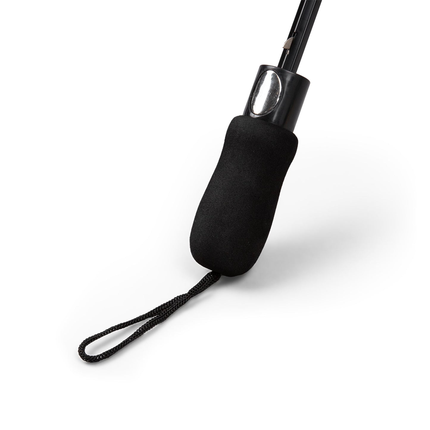 Compact Foldable Umbrella — Blue Raindrop Pattern, Semi‑Automatic Travel Umbrella