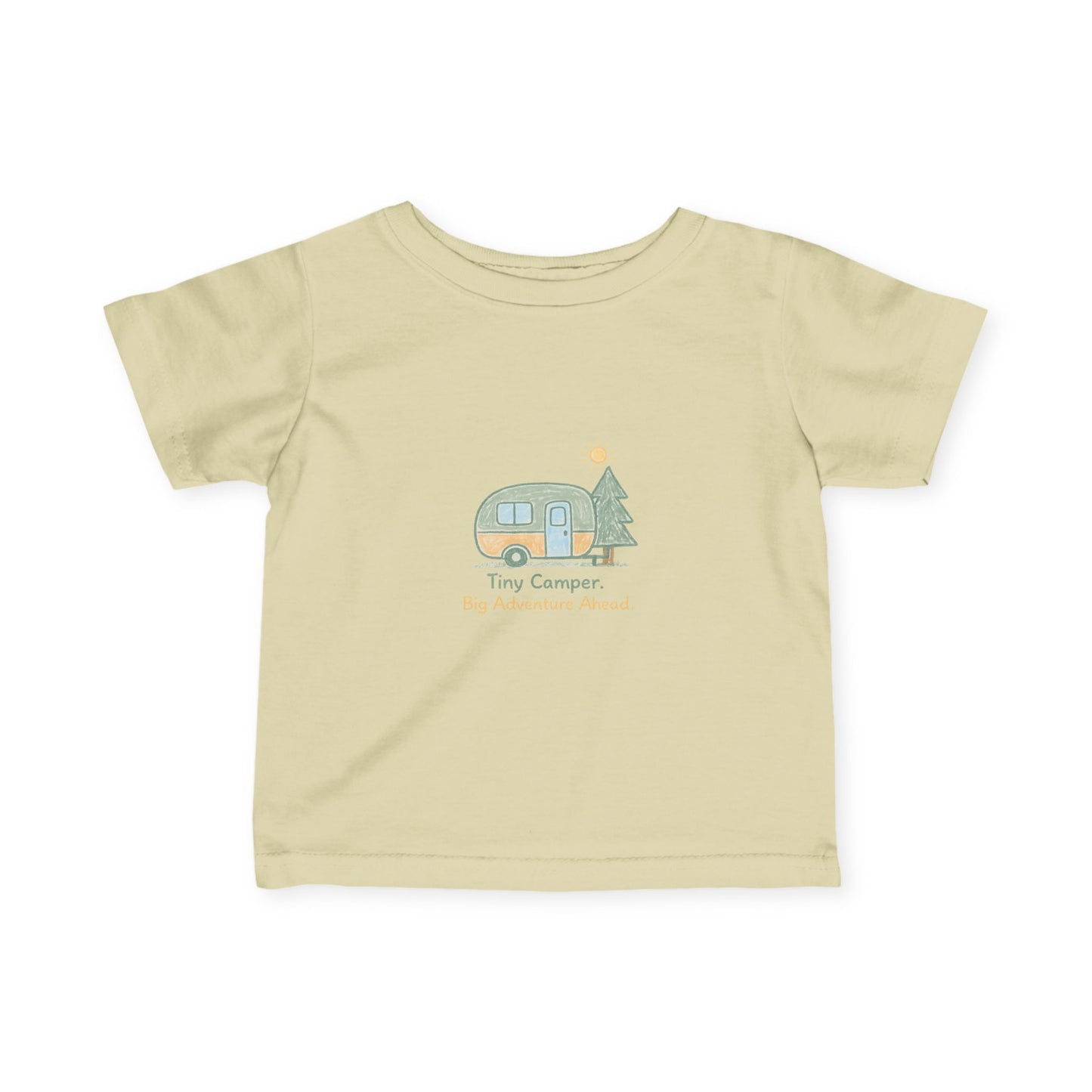 Infant Tee - Tiny Camper Retro RV Graphic Baby Shirt