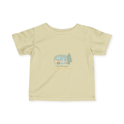 Infant Tee - Tiny Camper Retro RV Graphic Baby Shirt