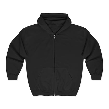 Retro-AI Nomad Badge Hoodie — Full-Zip Travel & Digital Nomad Pullover