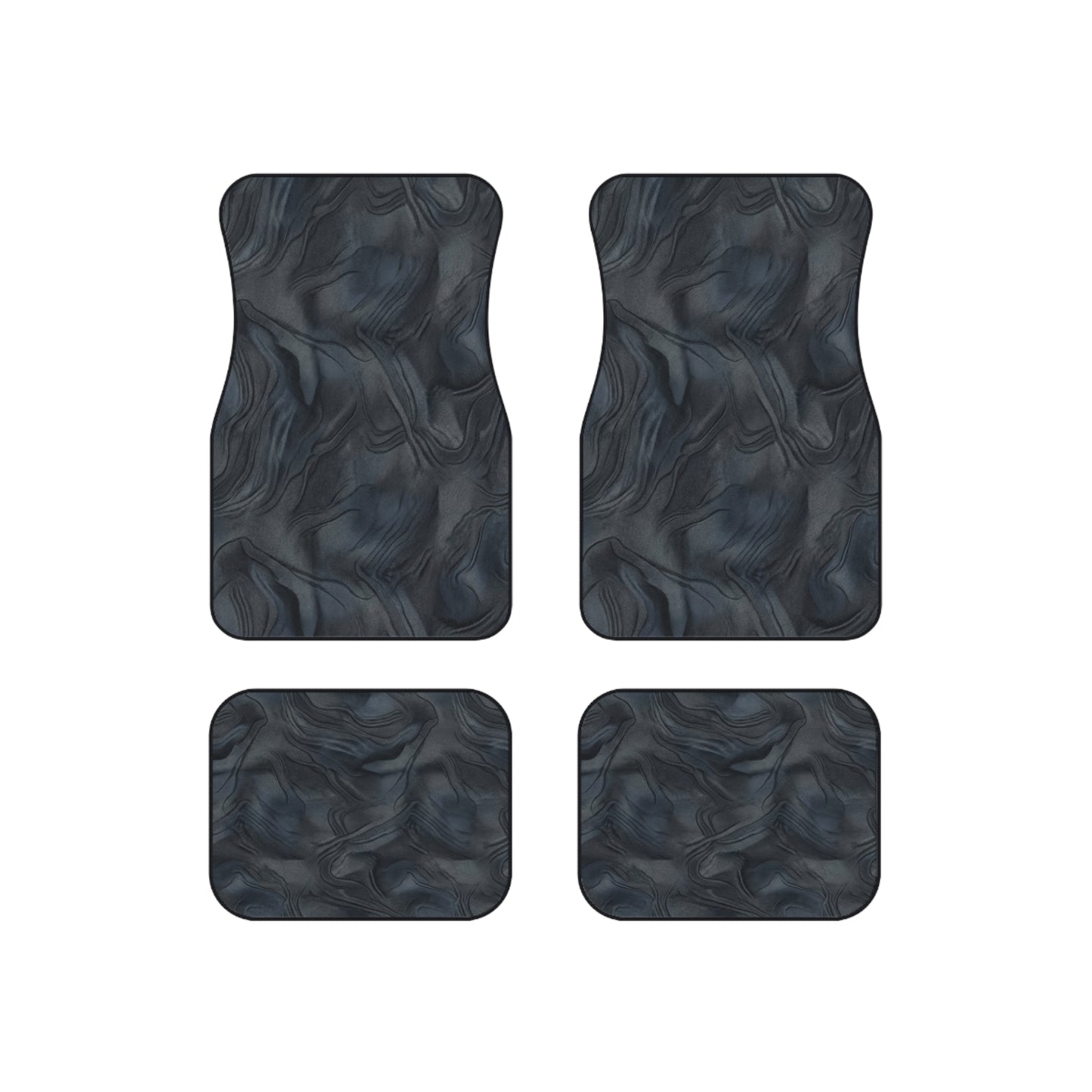 Marble Slate Car Mats (Set of 4) — Non-Slip All-Weather Floor Liners