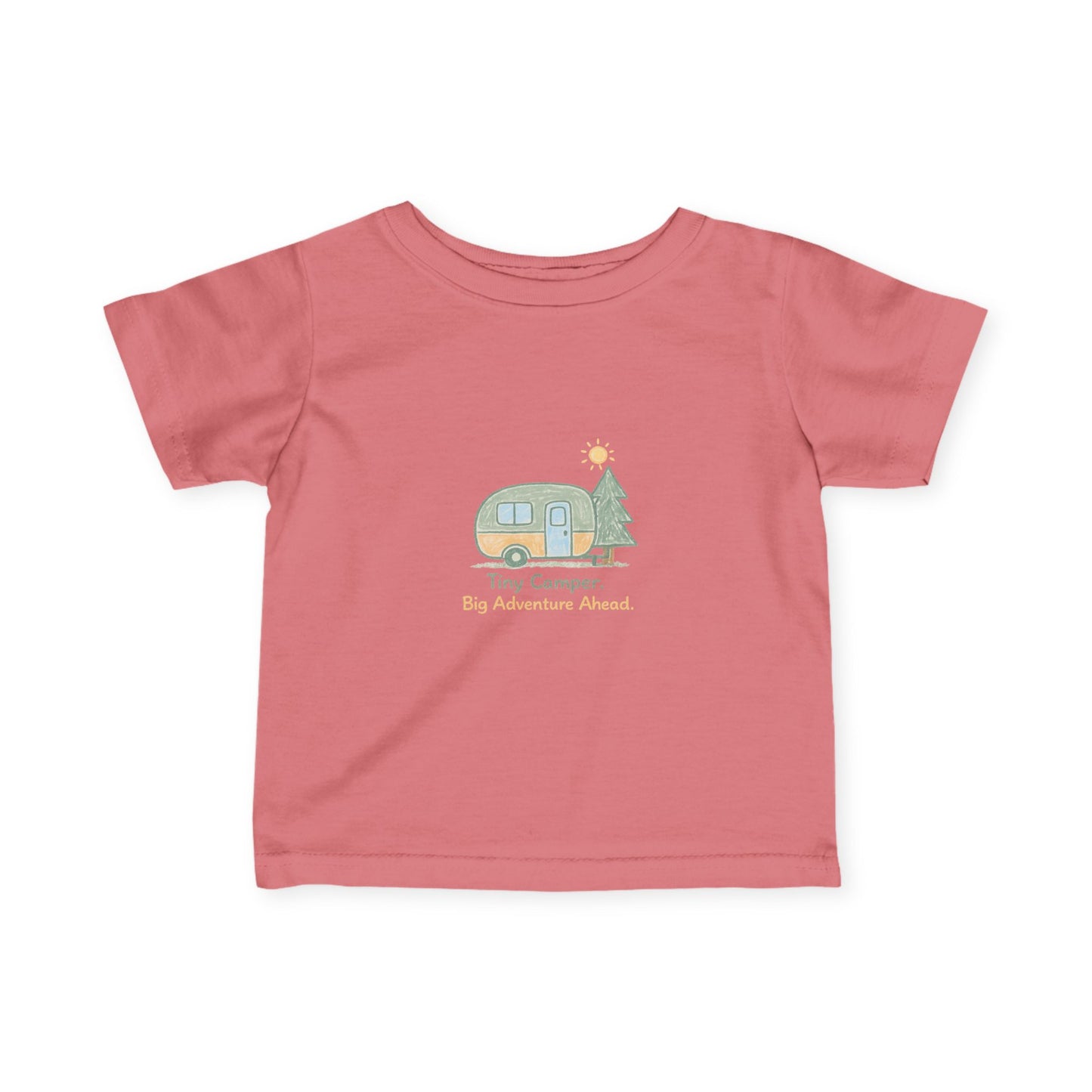 Infant Tee - Tiny Camper Retro RV Graphic Baby Shirt