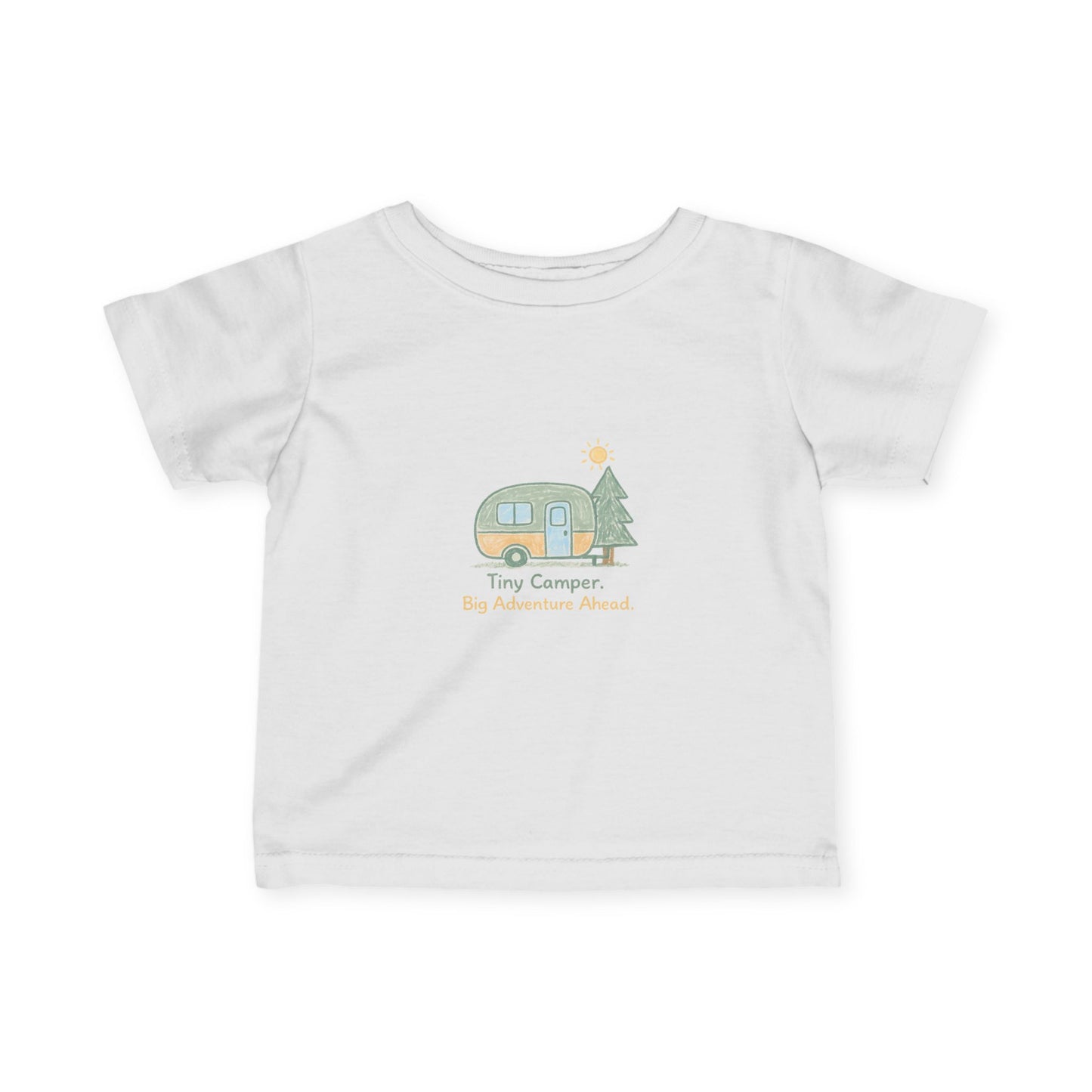 Infant Tee - Tiny Camper Retro RV Graphic Baby Shirt
