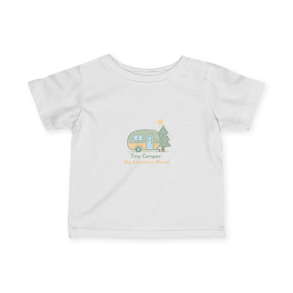 Infant Tee - Tiny Camper Retro RV Graphic Baby Shirt