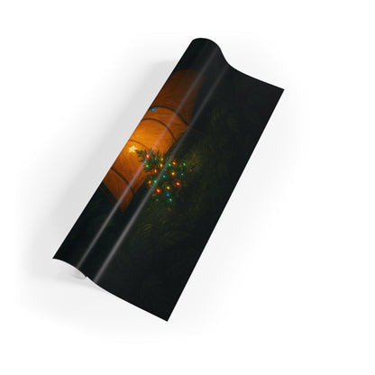 Festive Holiday Wrapping Paper Roll, Christmas Gift Wrap, Eco-Friendly Wrapping, Unique Gift Wrap, Camping Theme Decor