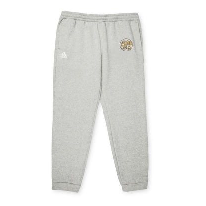 Fleece Joggers — Grey Adidas Logo Sweatpants
