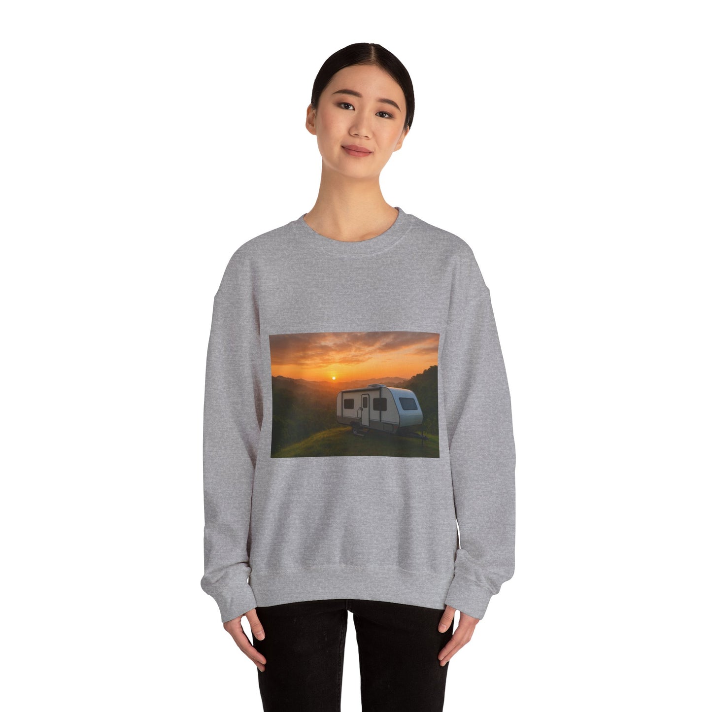 RV Life Crewneck Sweatshirt - Perfect for Travel Lovers