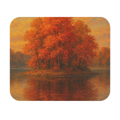 Autumn Reflections Mouse Pad, Cozy Fall Decor, Ideal Gift for Nature Lovers, Office Accessories, Seasonal Home Decor, Fall Aesthetics