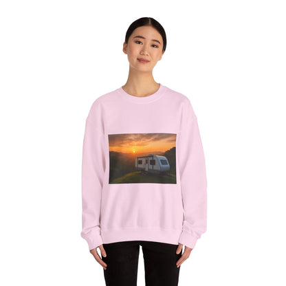 RV Life Crewneck Sweatshirt - Perfect for Travel Lovers