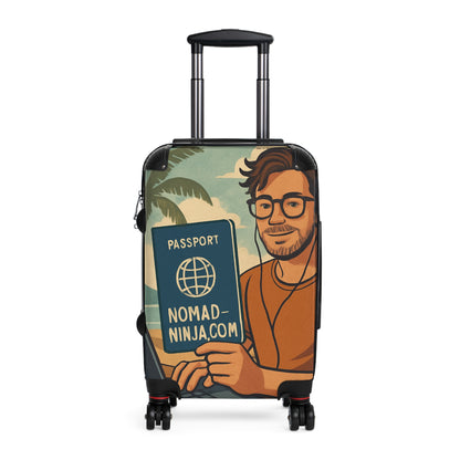 Nomad Passport Suitcase, Travel Luggage, Vacation Bag, Travel Essentials, Adventure Gear, Stylish Carry-On