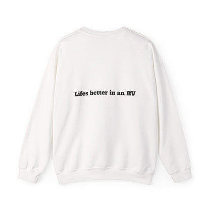 RV Life Crewneck Sweatshirt - Perfect for Travel Lovers