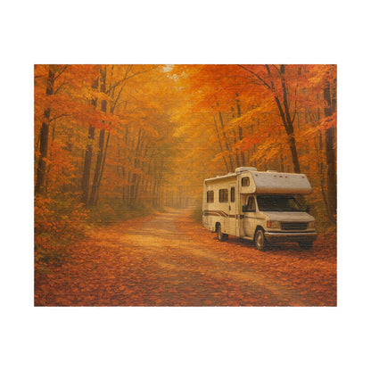 Autumn RV Puzzle – 110, 252, 520, 1014-piece, Family Fun Activity, Cozy Nights In, Fall Decorating, Gift for Puzzle Lovers