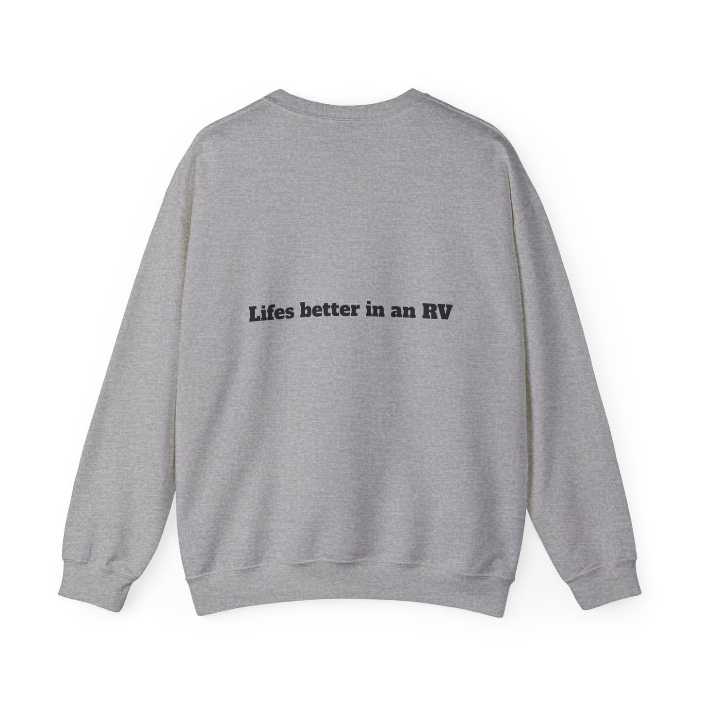 RV Life Crewneck Sweatshirt - Perfect for Travel Lovers