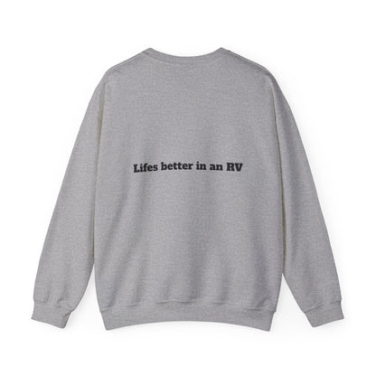 RV Life Crewneck Sweatshirt - Perfect for Travel Lovers